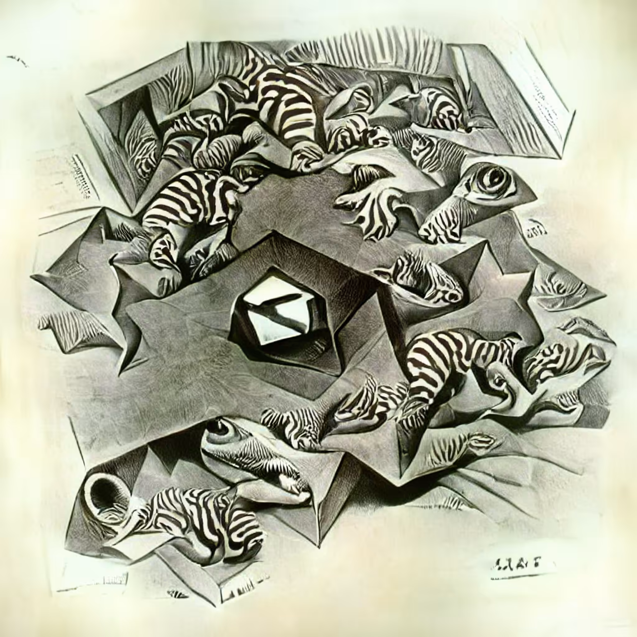 In The Style Of M.C. Escher