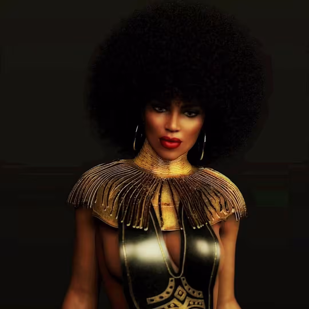 African Princess Portrait