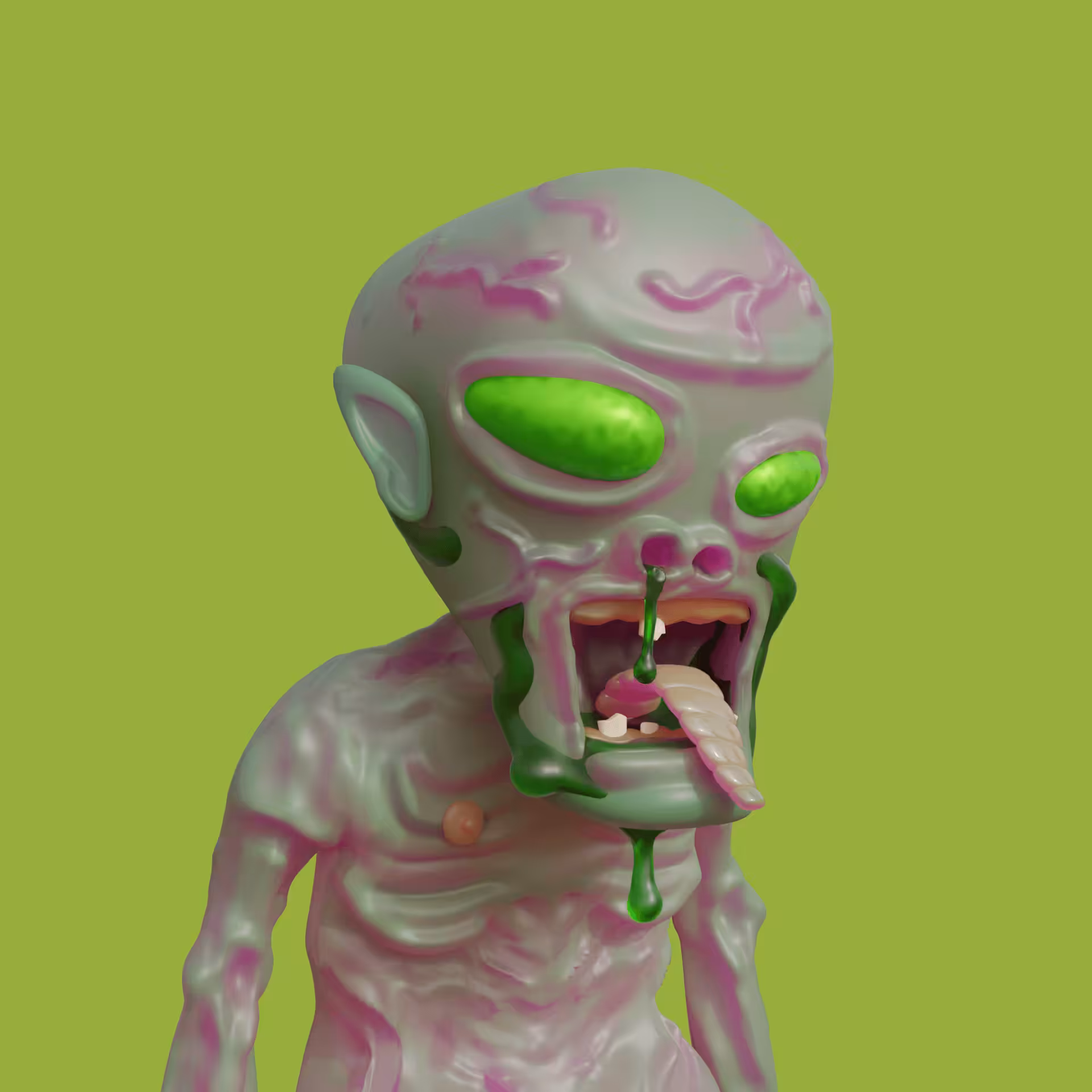 Zombie Villager: Zombie villager 249 | Alien Zombie 