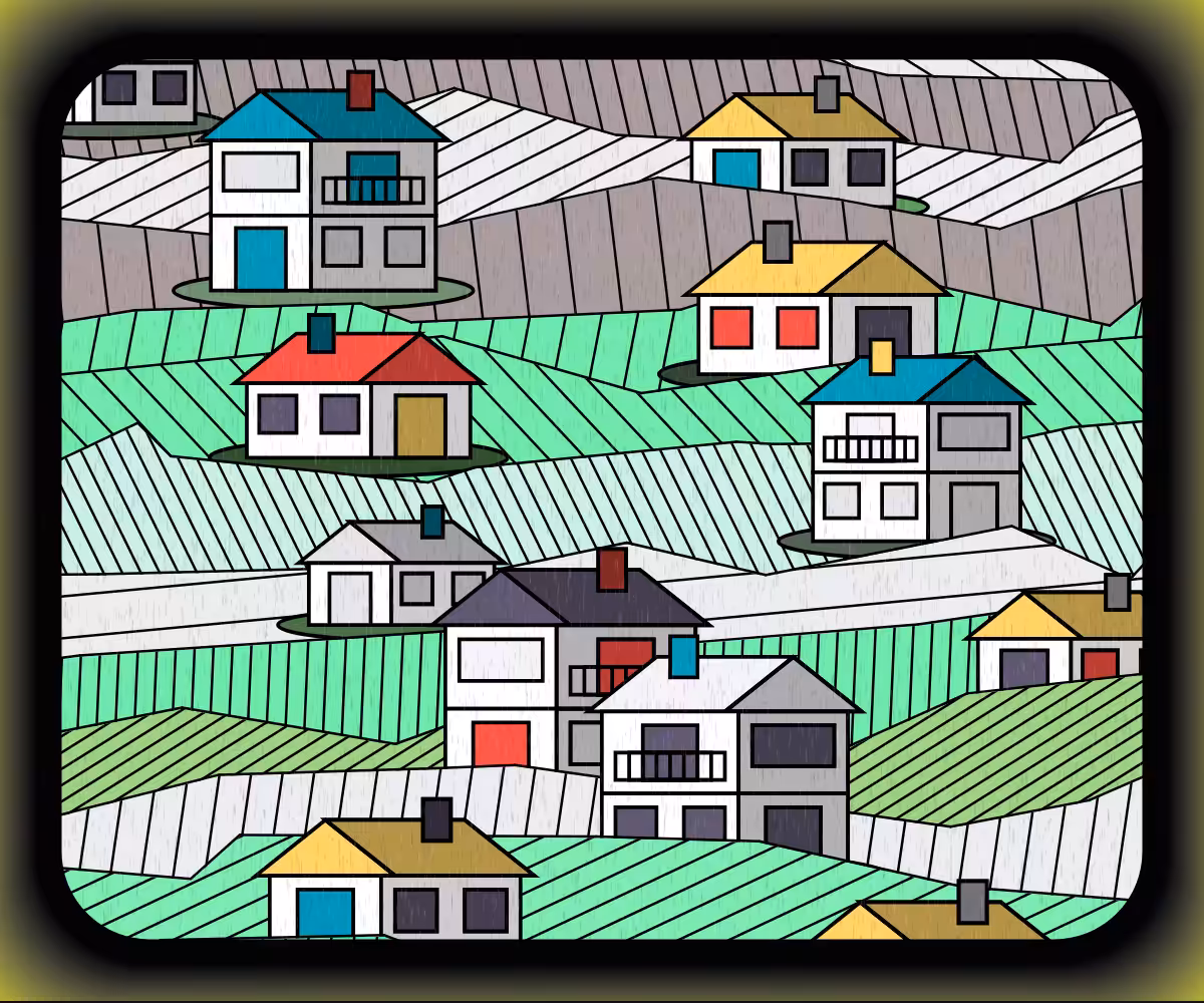 Rainy village #17