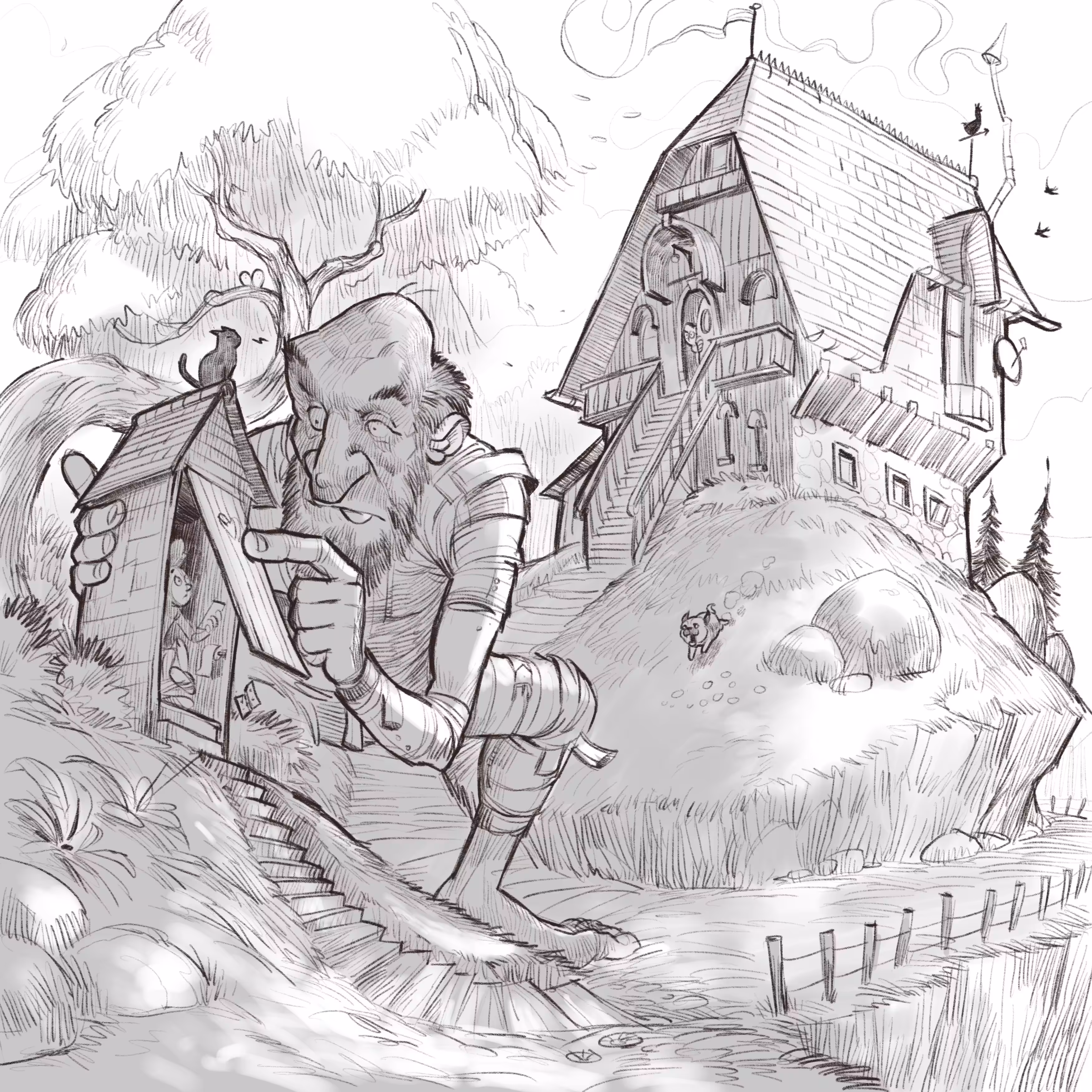 The outhouse