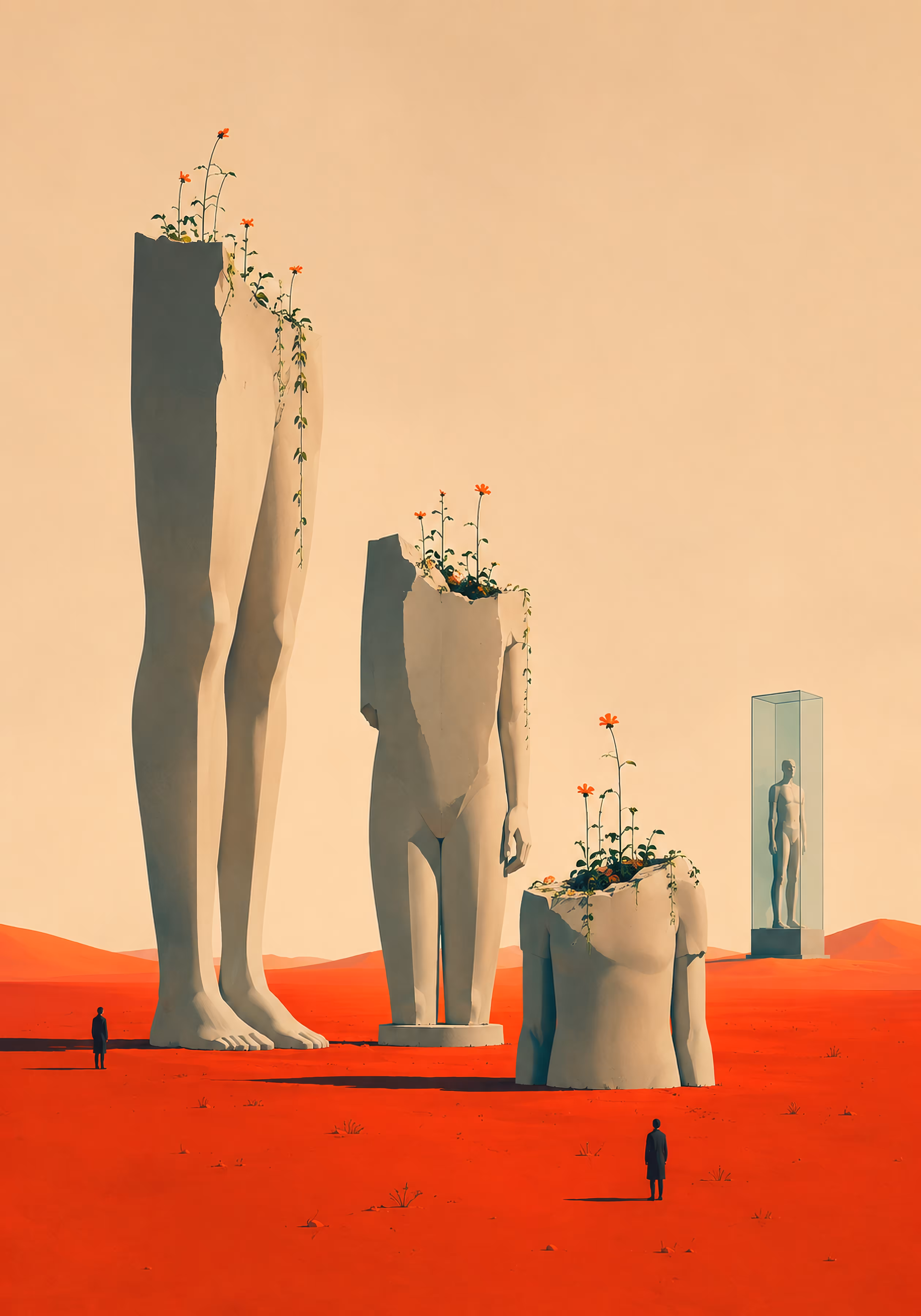 Veins of the Forgotten: The Garden of Unfinished Statues