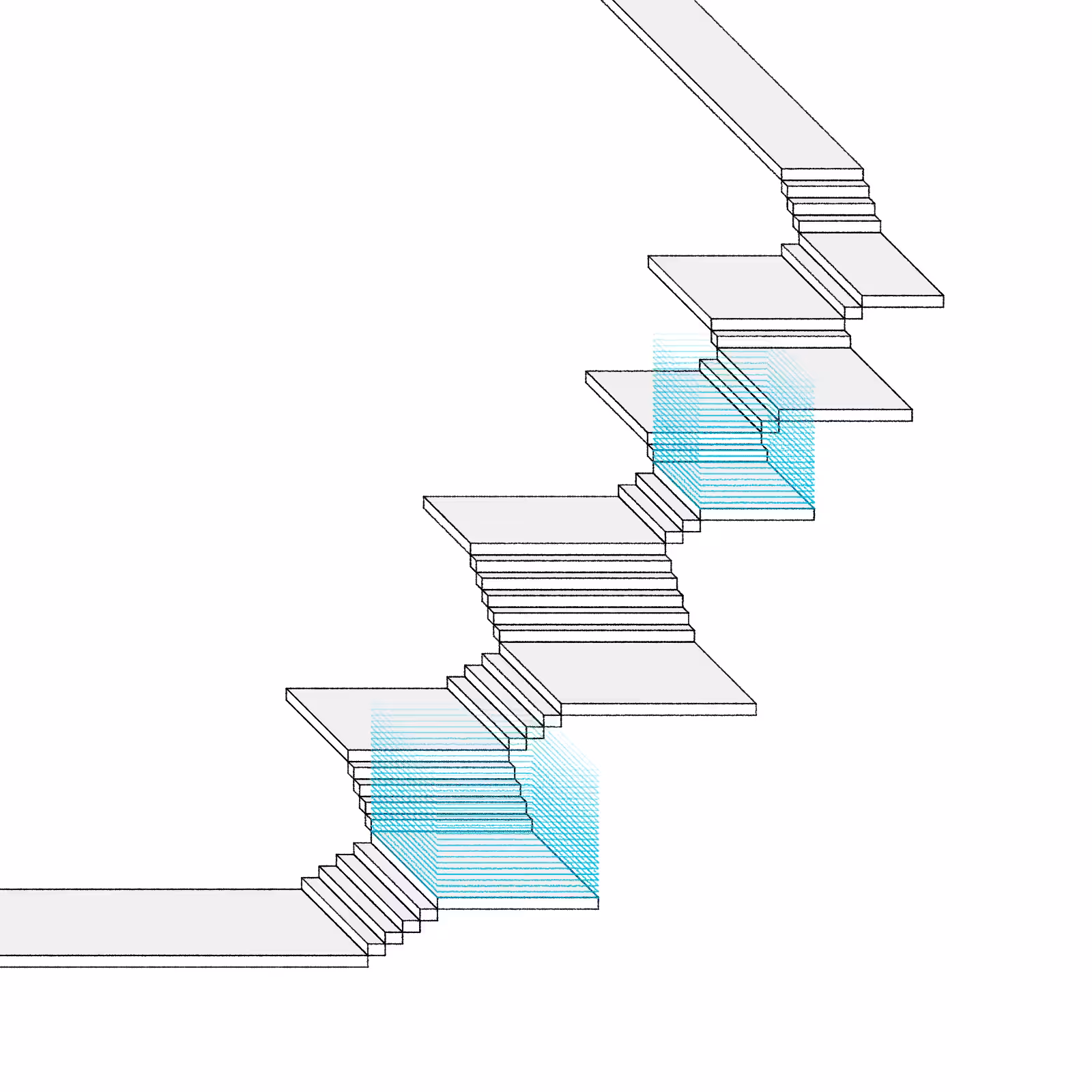 Stairs in a room #70