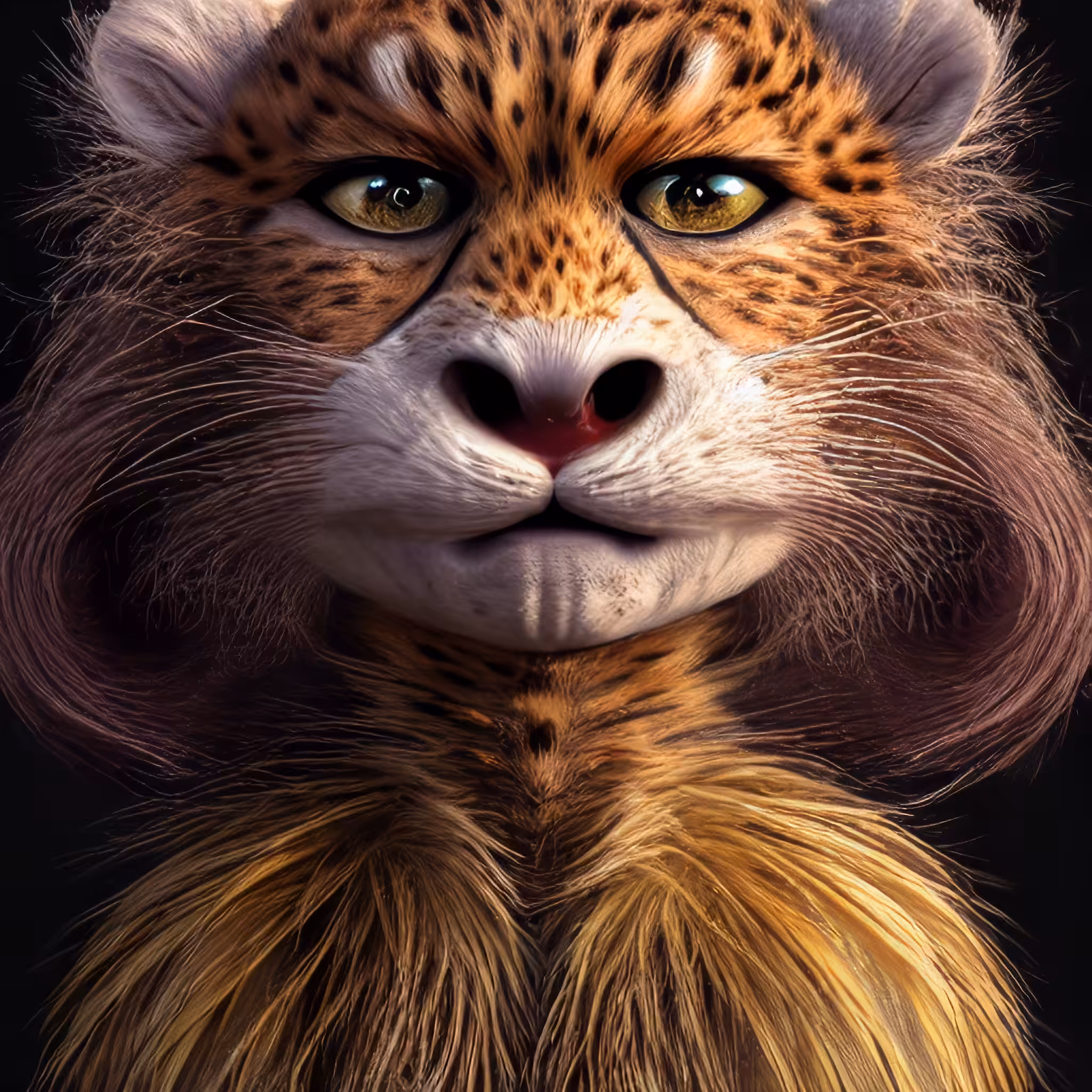 Adorable Furry Creature Collection: Furry Cheetah 0623