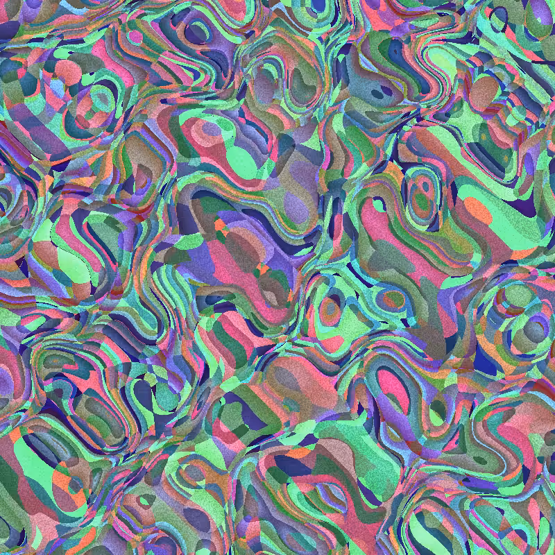 Voronoise Painting #10