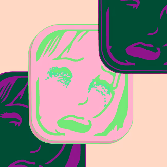 Card in the box "Crying girl" #15