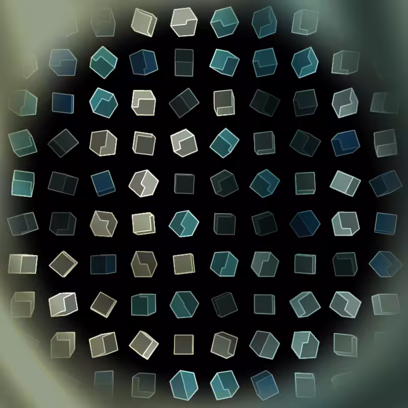 Interactive Cubes Grid #3
