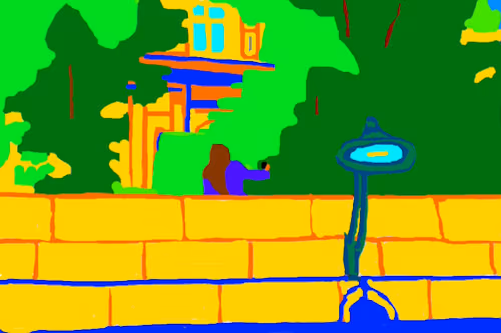DIGITAL PAINTING: Selfie dans la ville