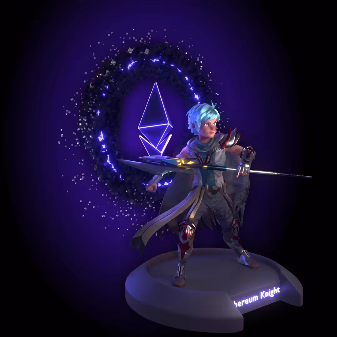 Ethereum Knight - Digital Action Figure