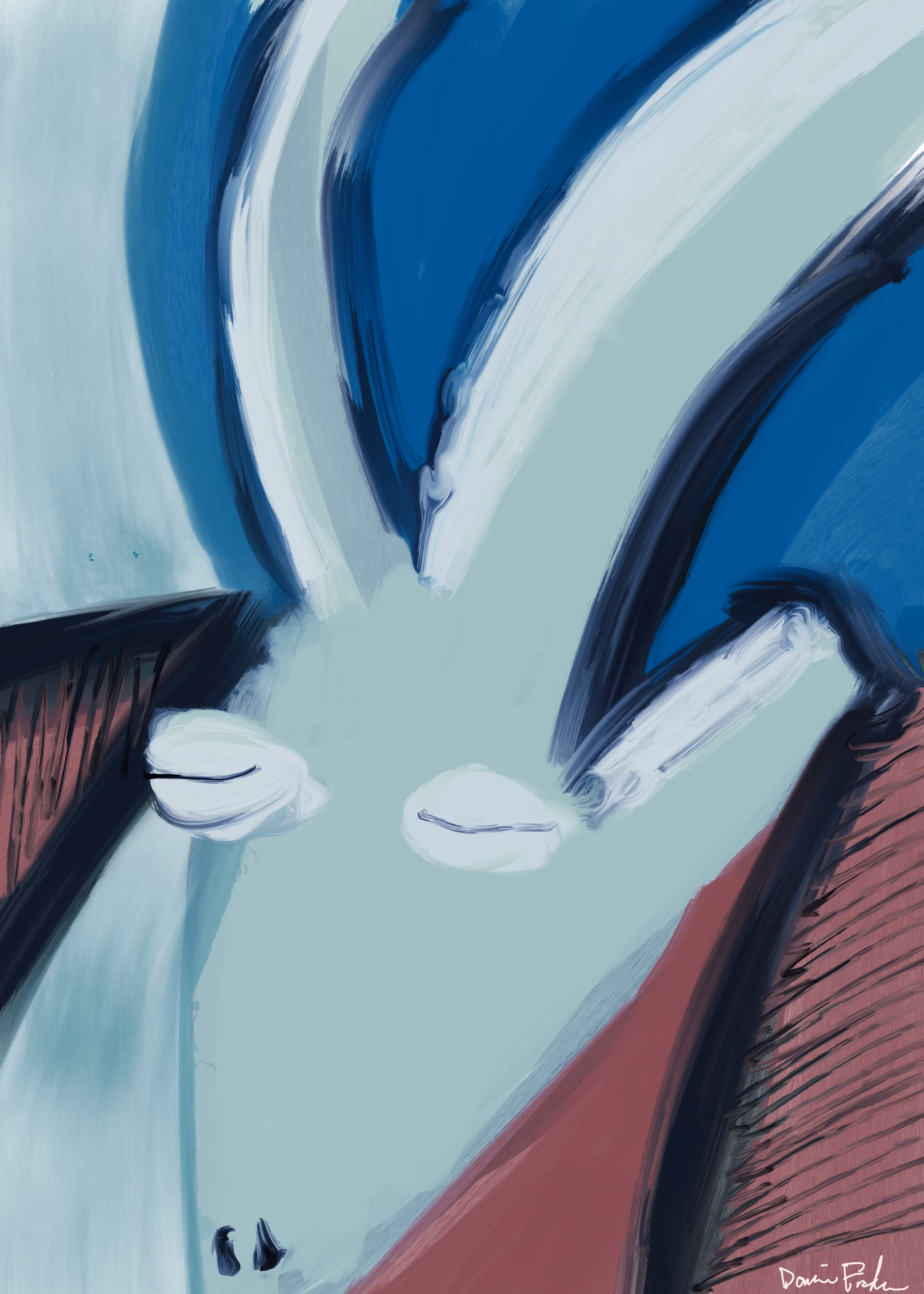 Sleeping Jackalope