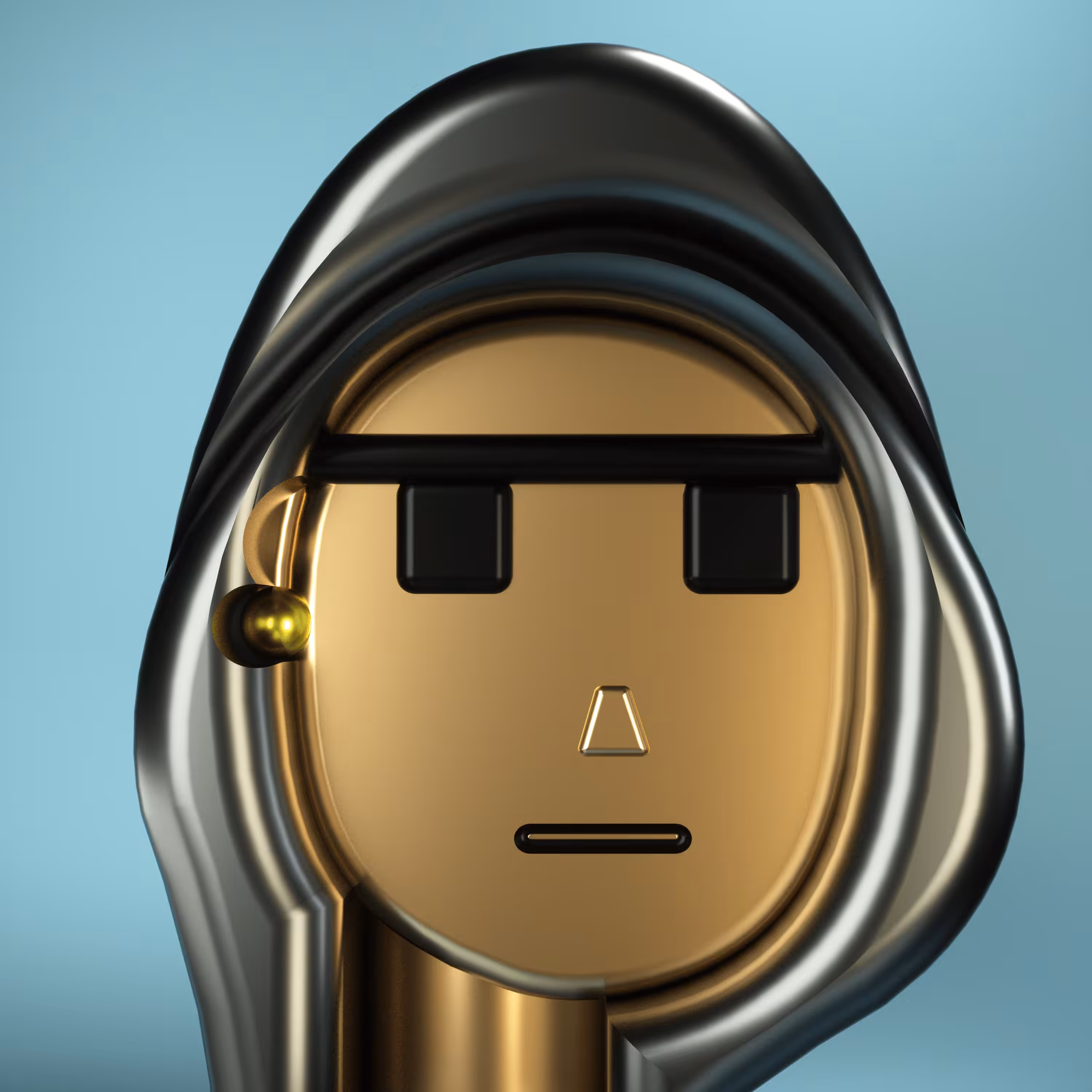 3D Chrome Punk #0810