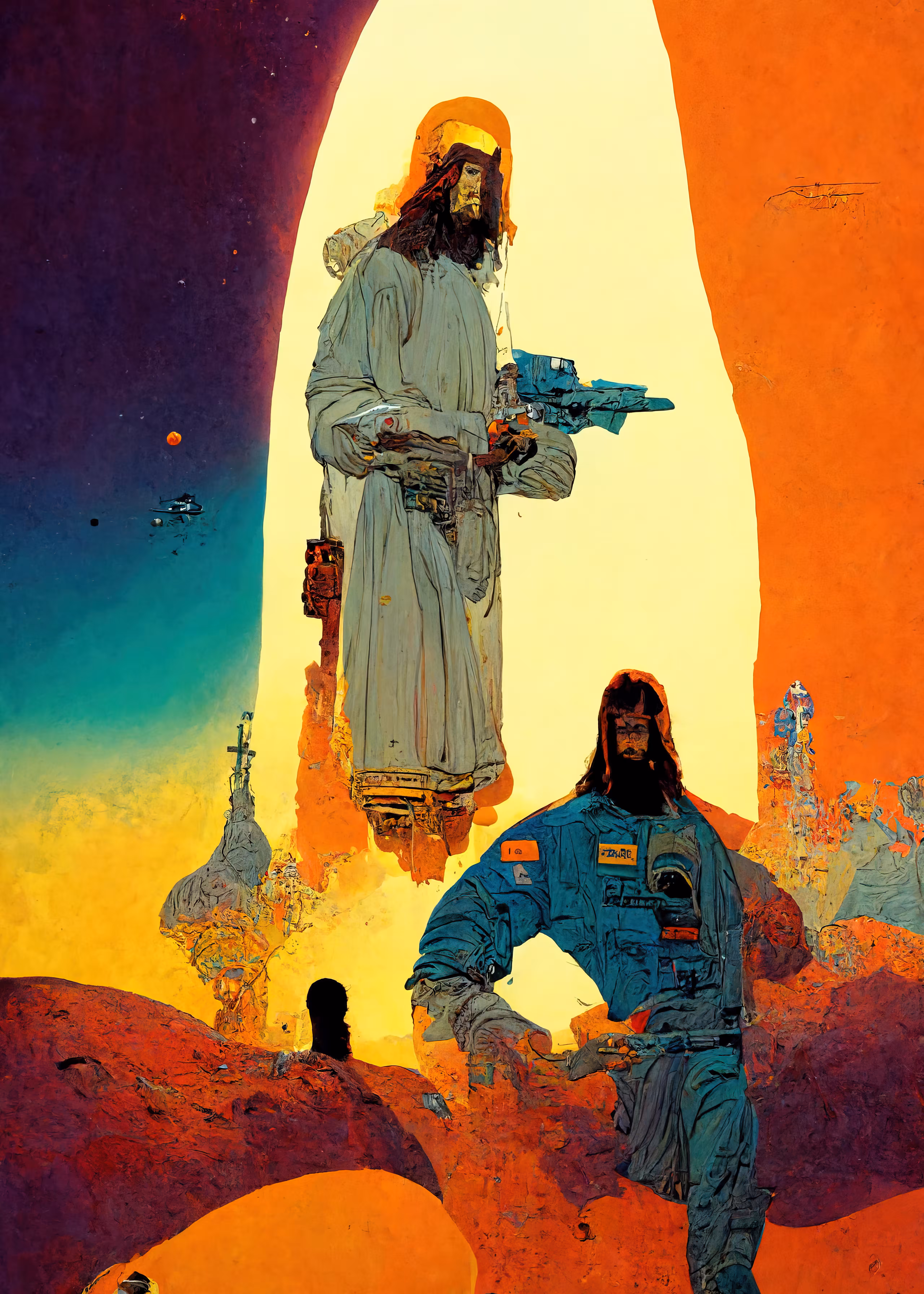 Space Jesus and his brother