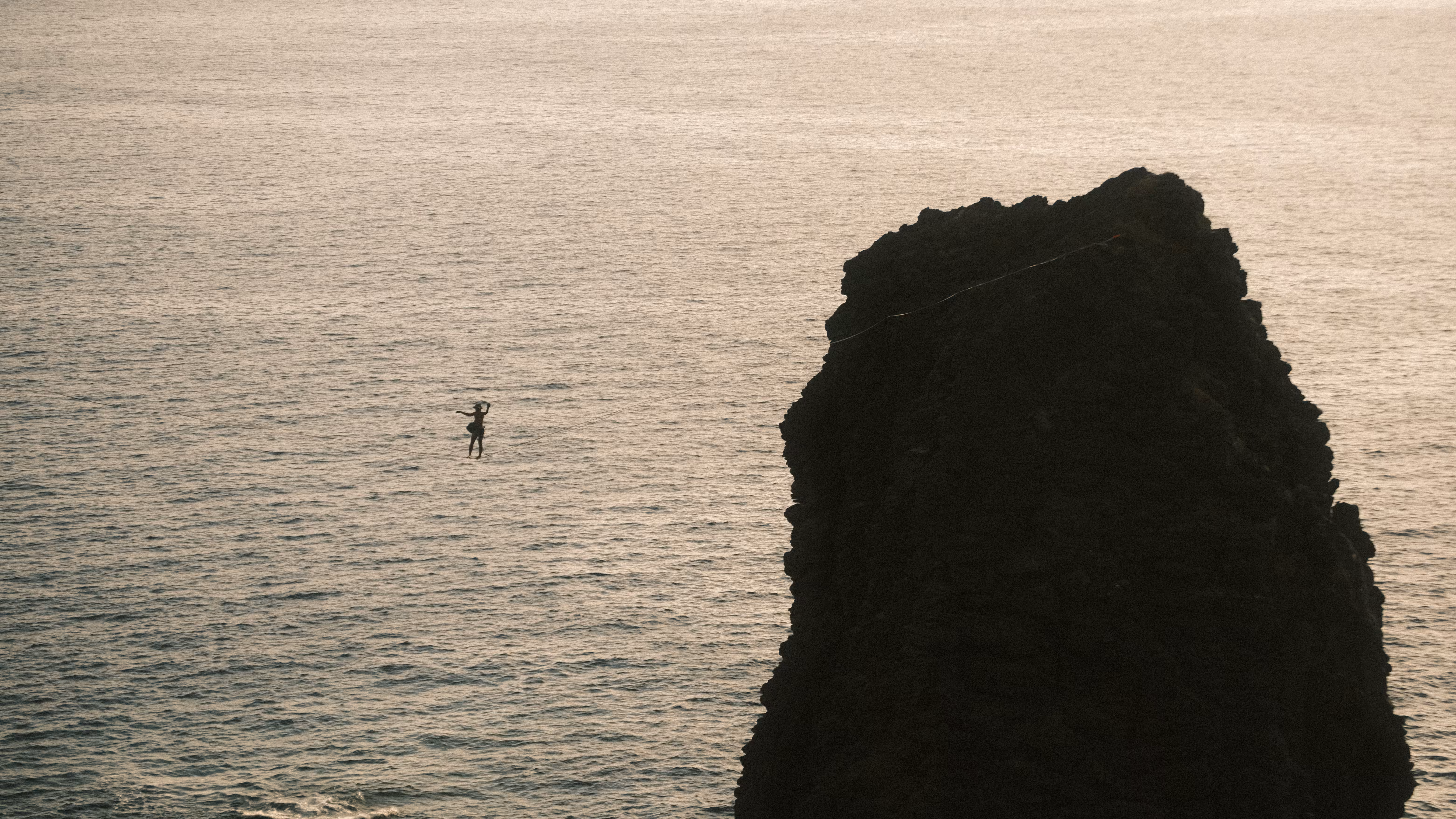 Slackline Above the Sea