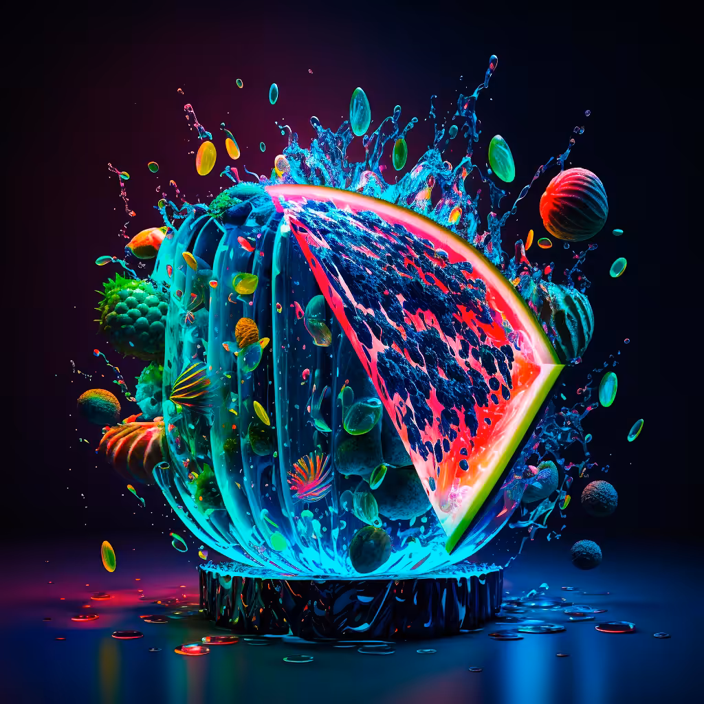 Abstract fun #34: watermelon