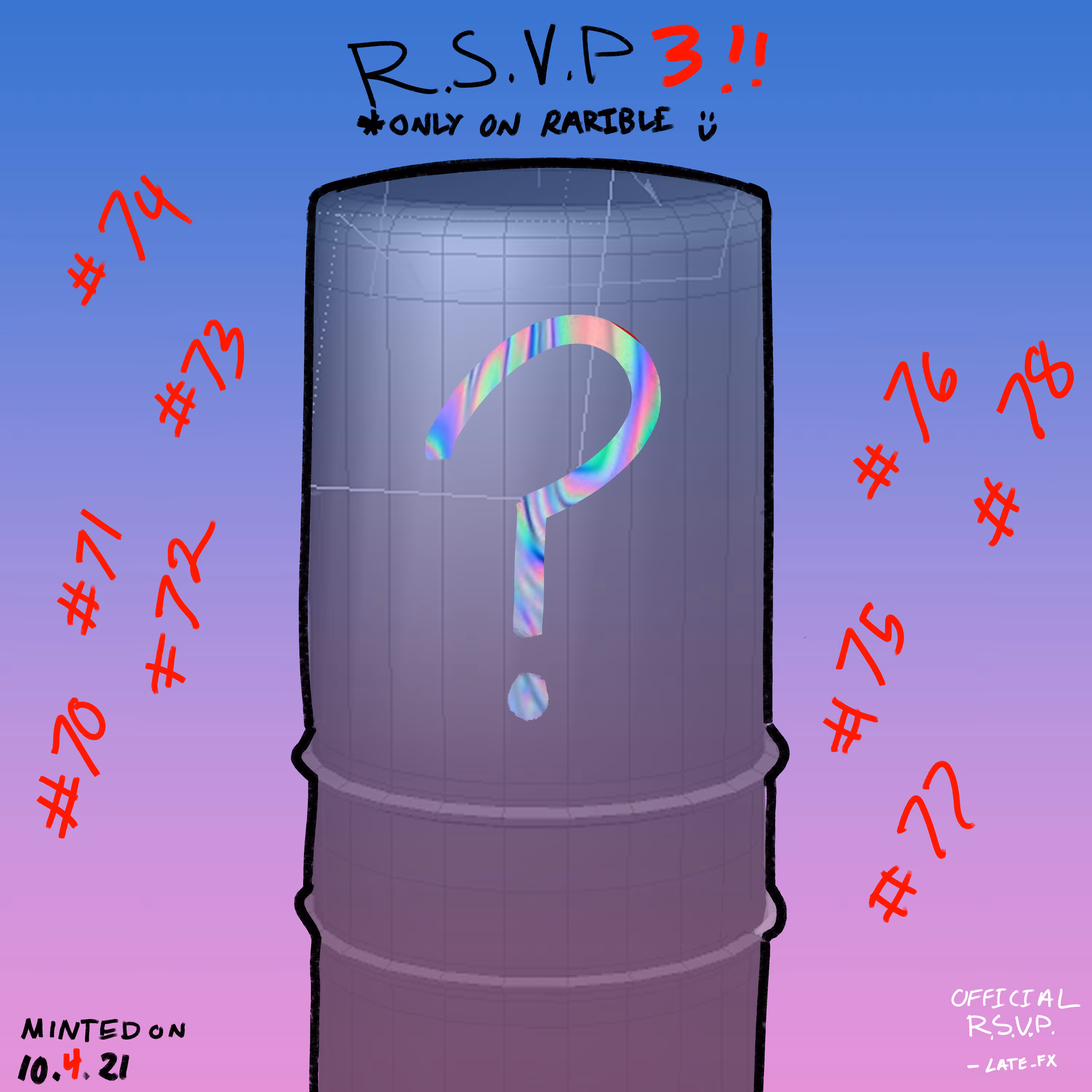 ERASERHEADZ DROP RSVP 3