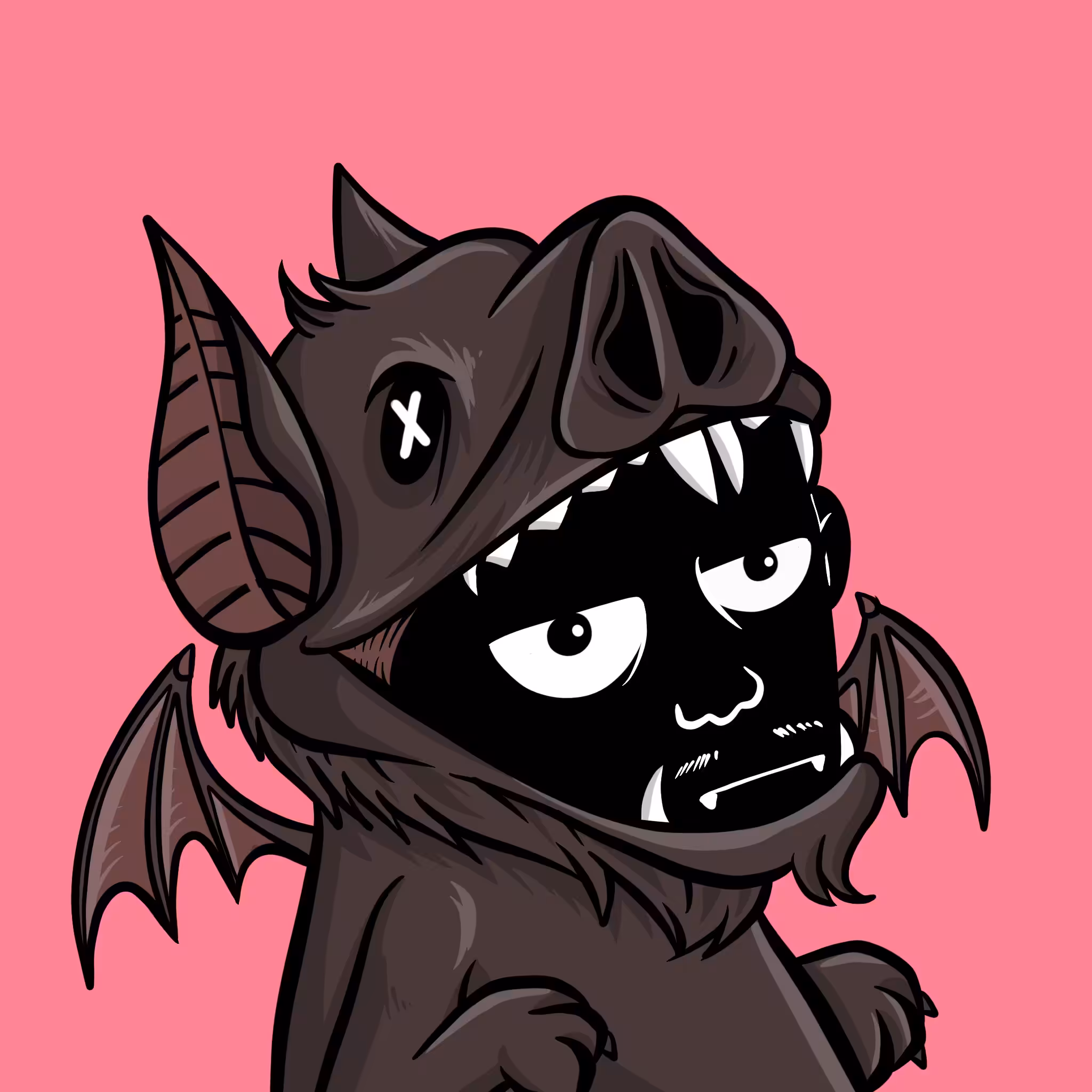Vampire bat beast doll