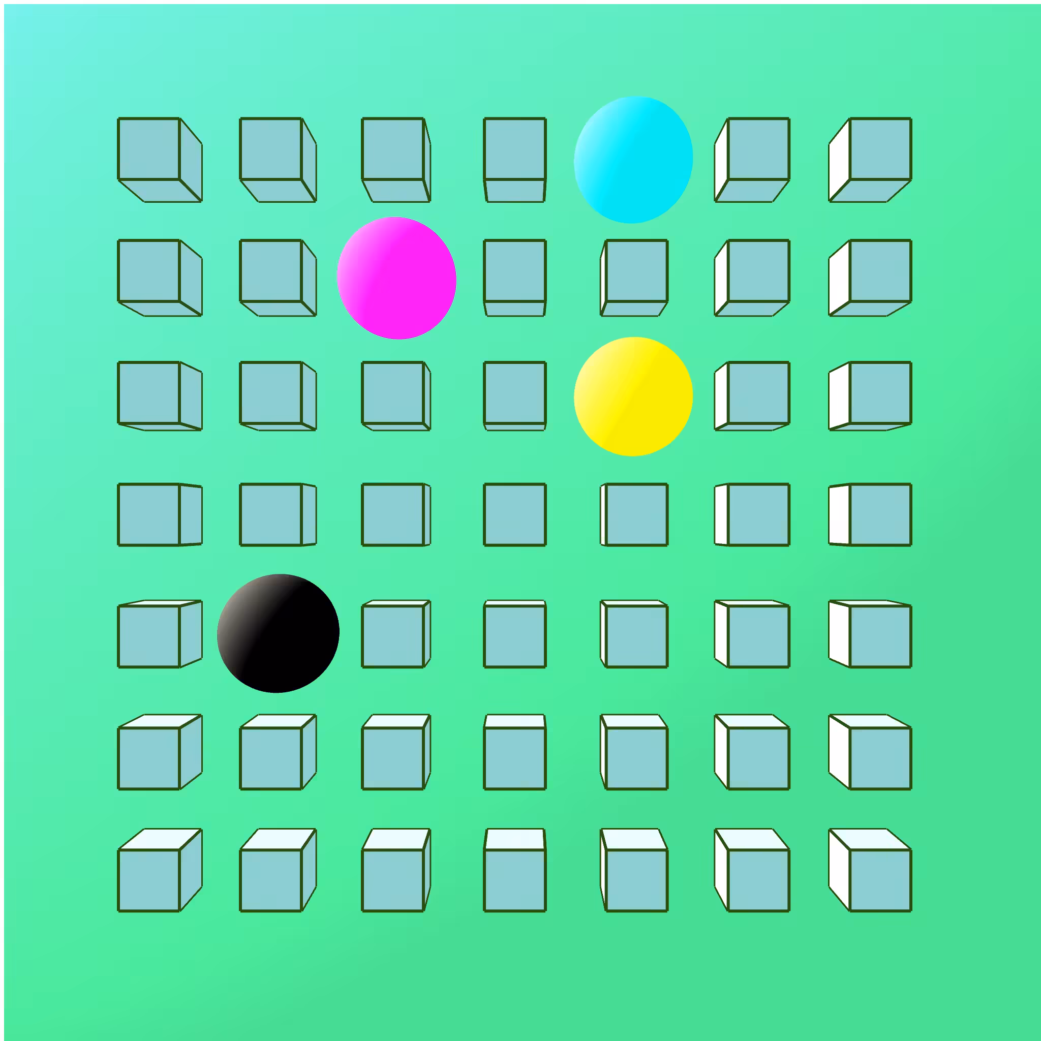 Cyan Magenta Yellow blacK #2
