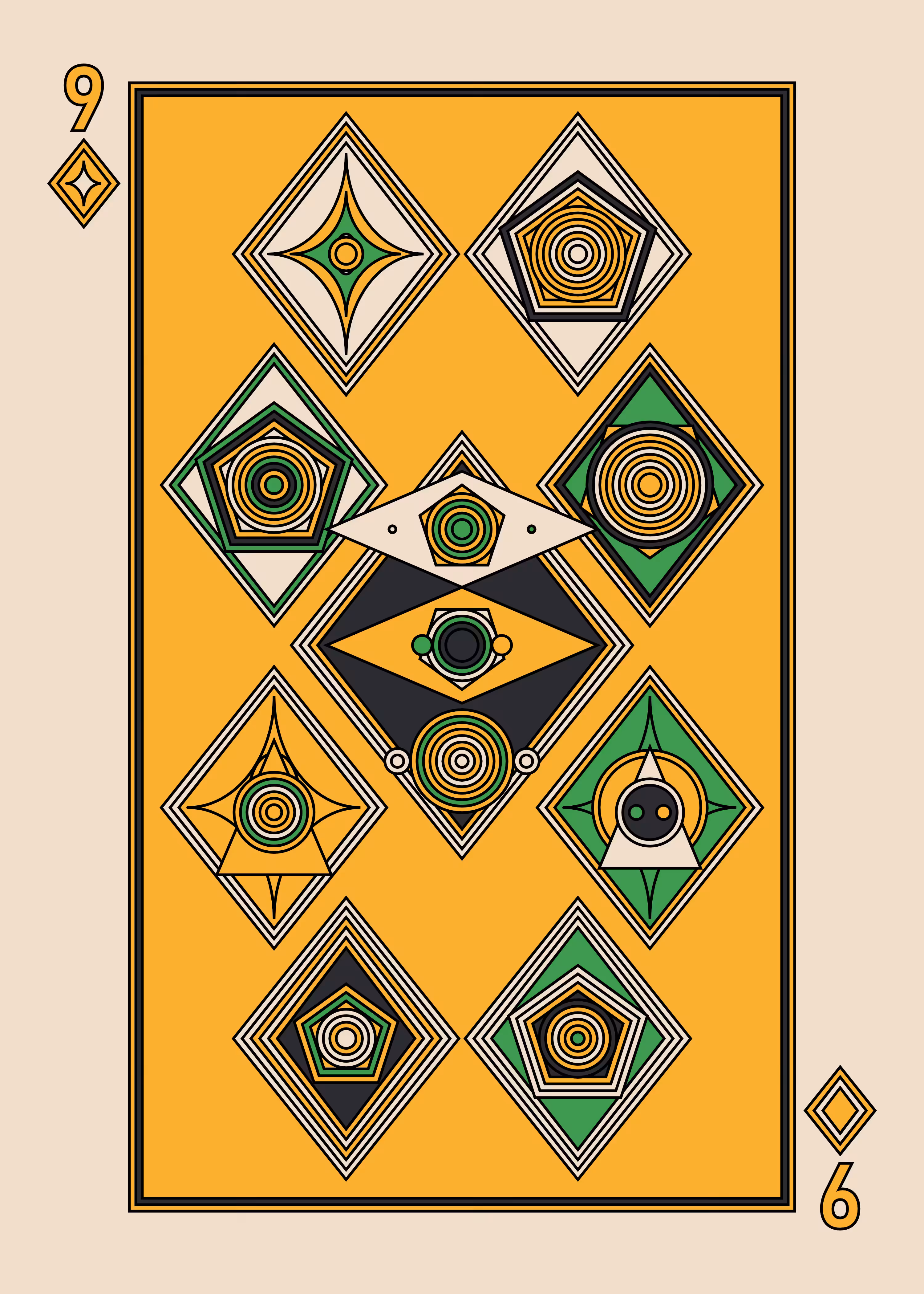 Nine of Diamonds Dark