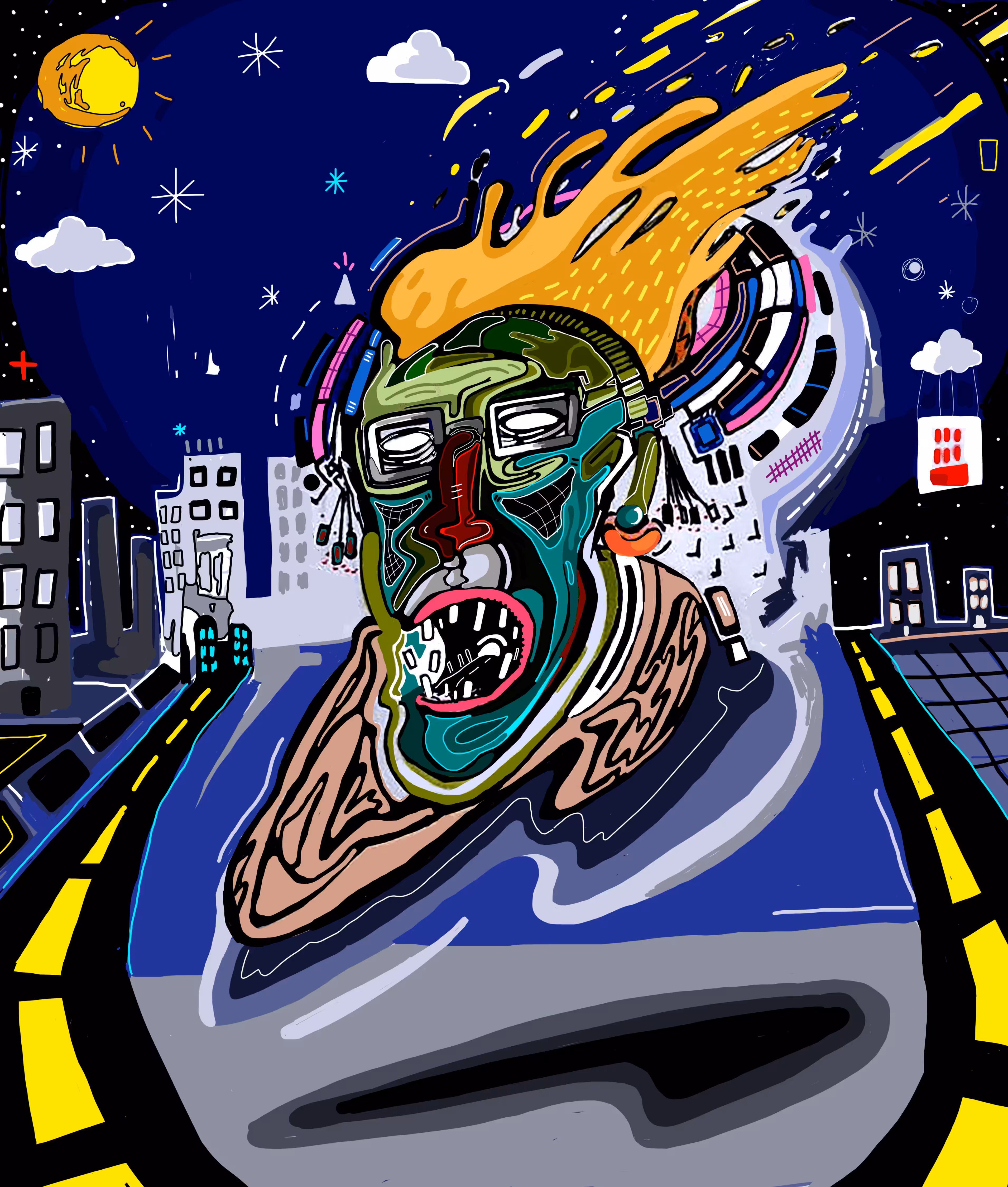 Psychedelic City Chaman