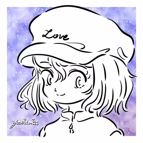 Line Art Girl: Yoshioka