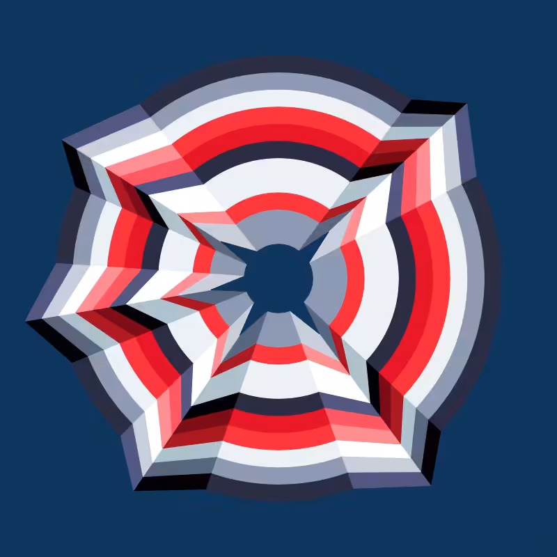 Folded Circle #90