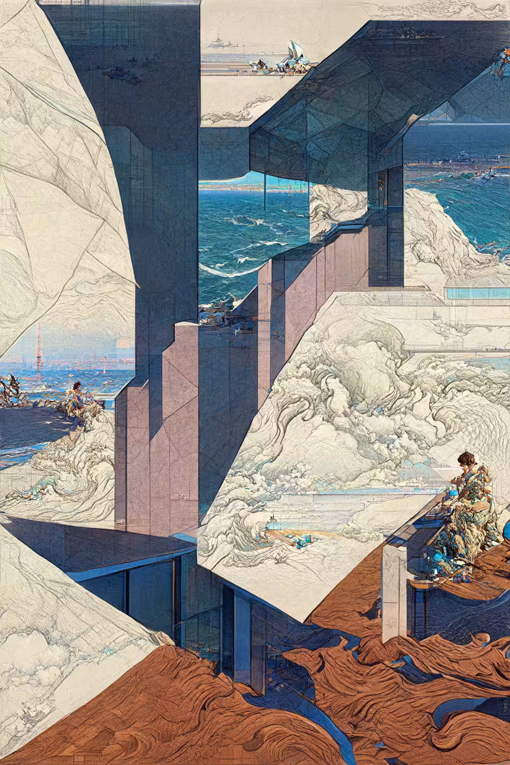 Land and Water Architecture#1