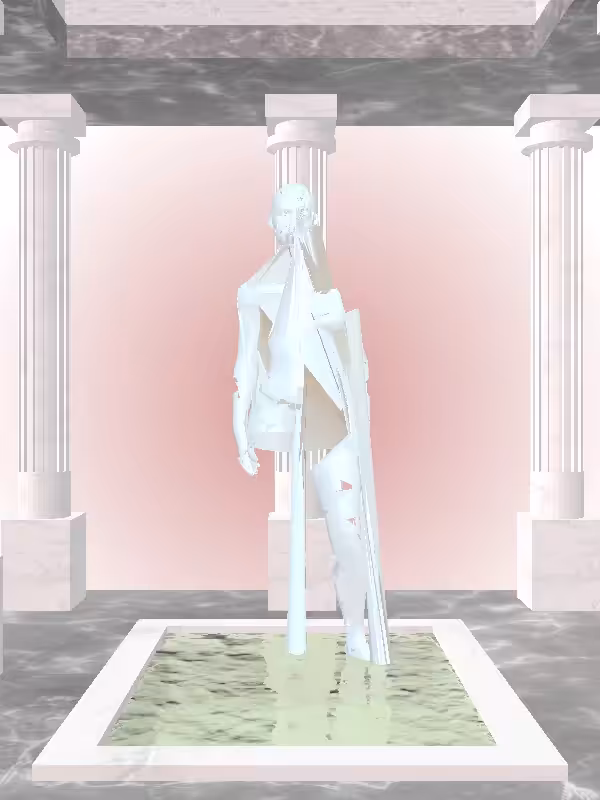 HeavenComputer: The Loser Light Blue Woman #6737