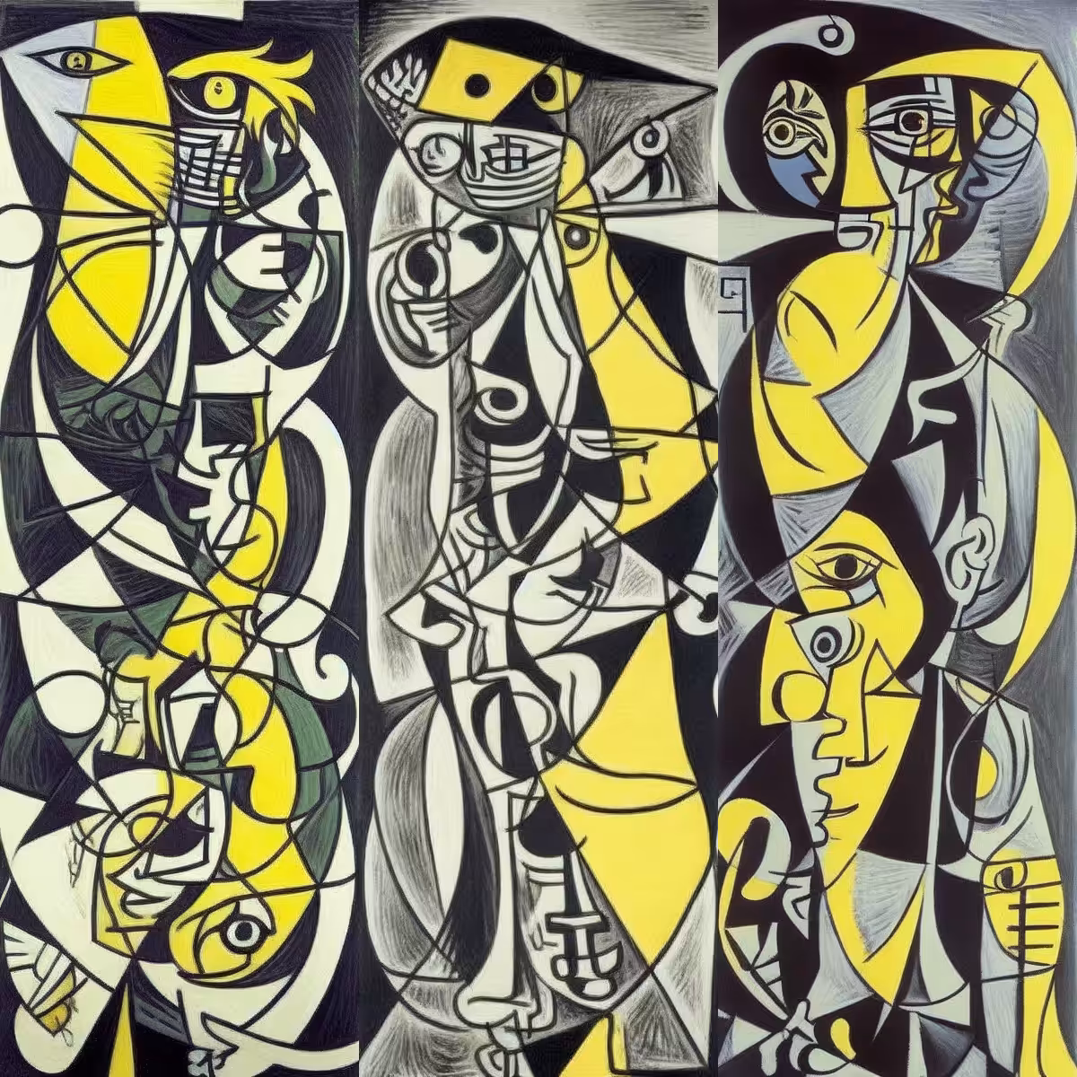 Cubism Dragons #5