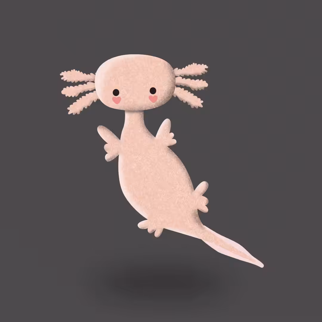 kawanimals axolotl