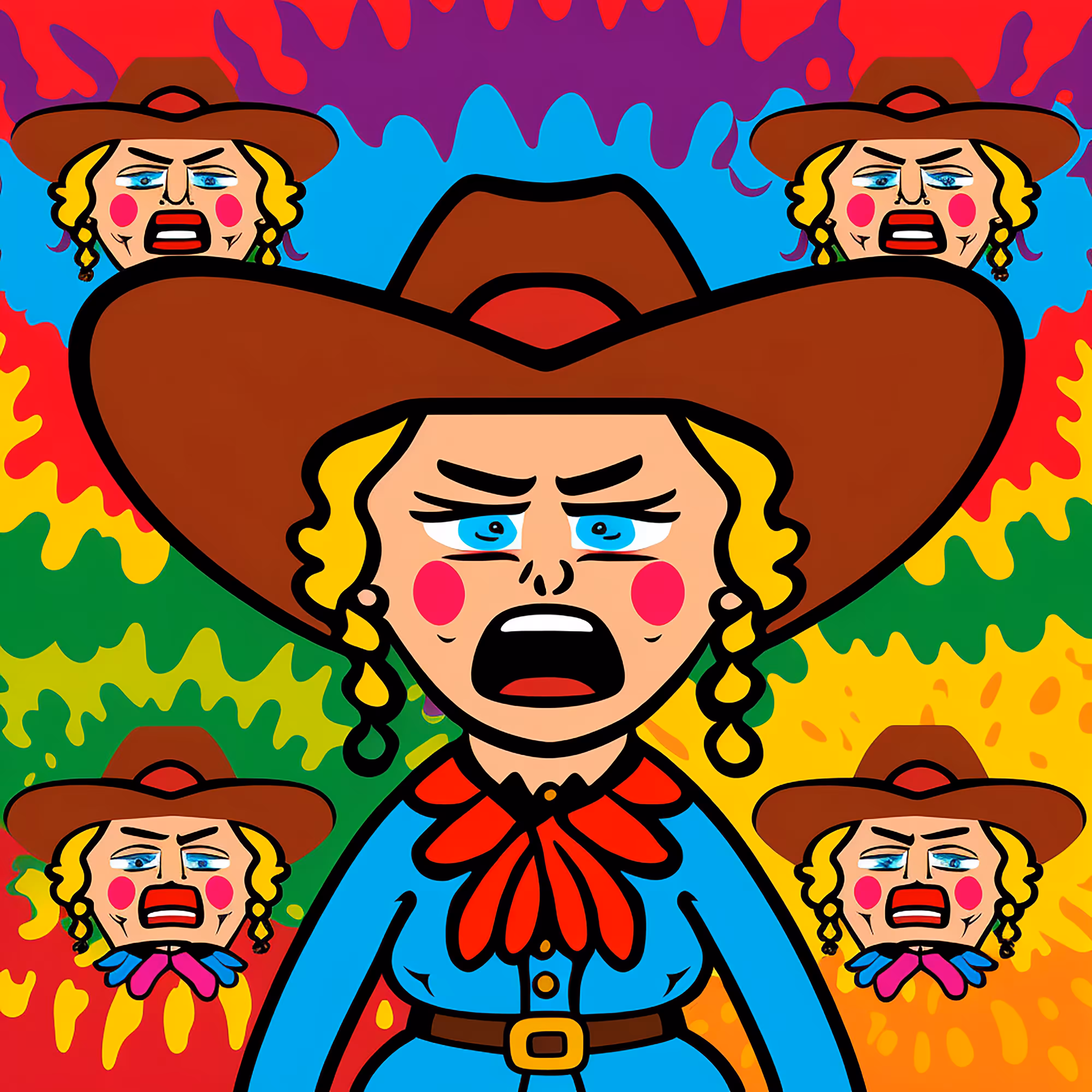 Karaktero KonatoOrigino #1: Suzy Blue Eyes Out Loud and Blue
