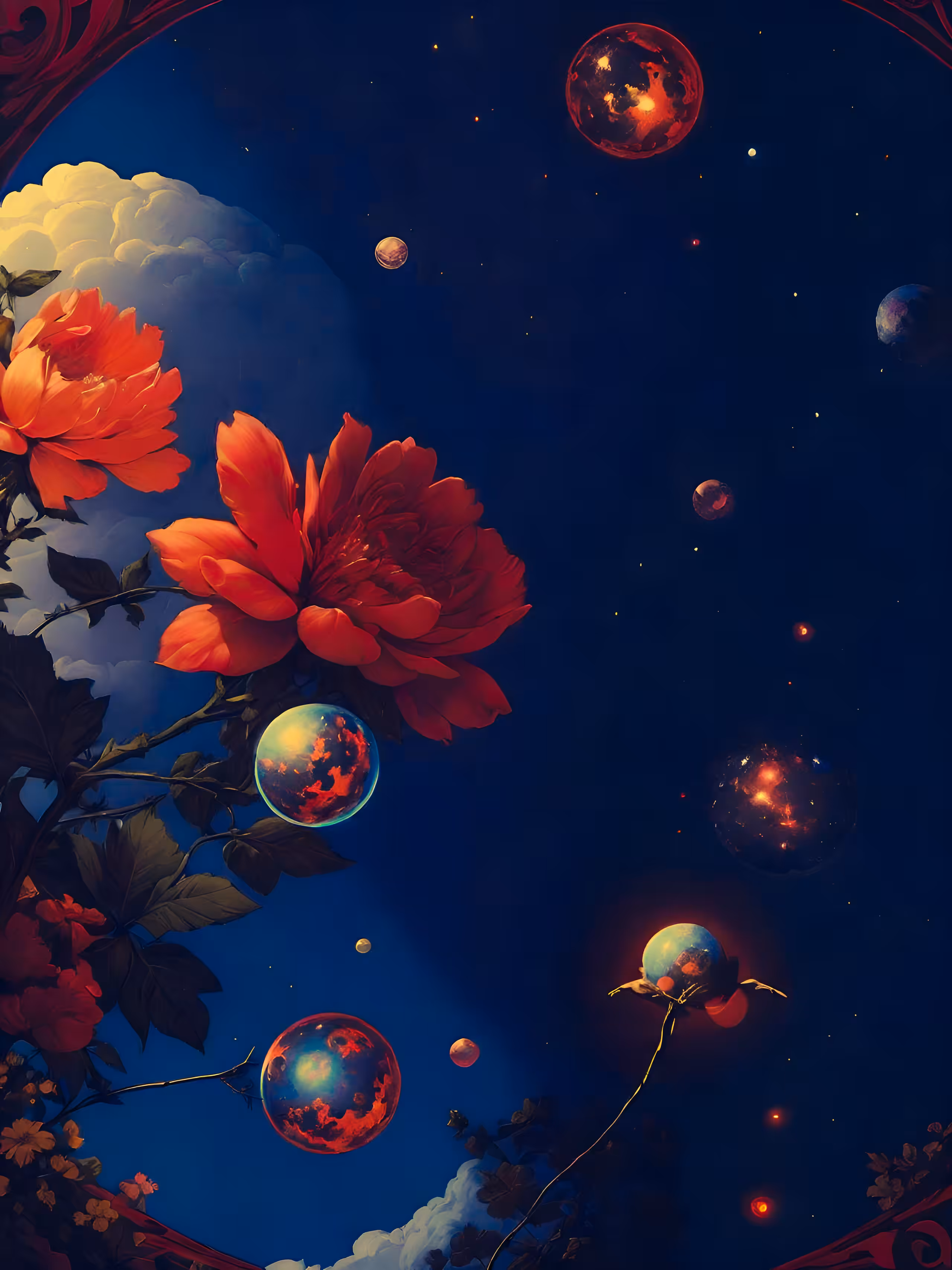 Cosmos Blooms
