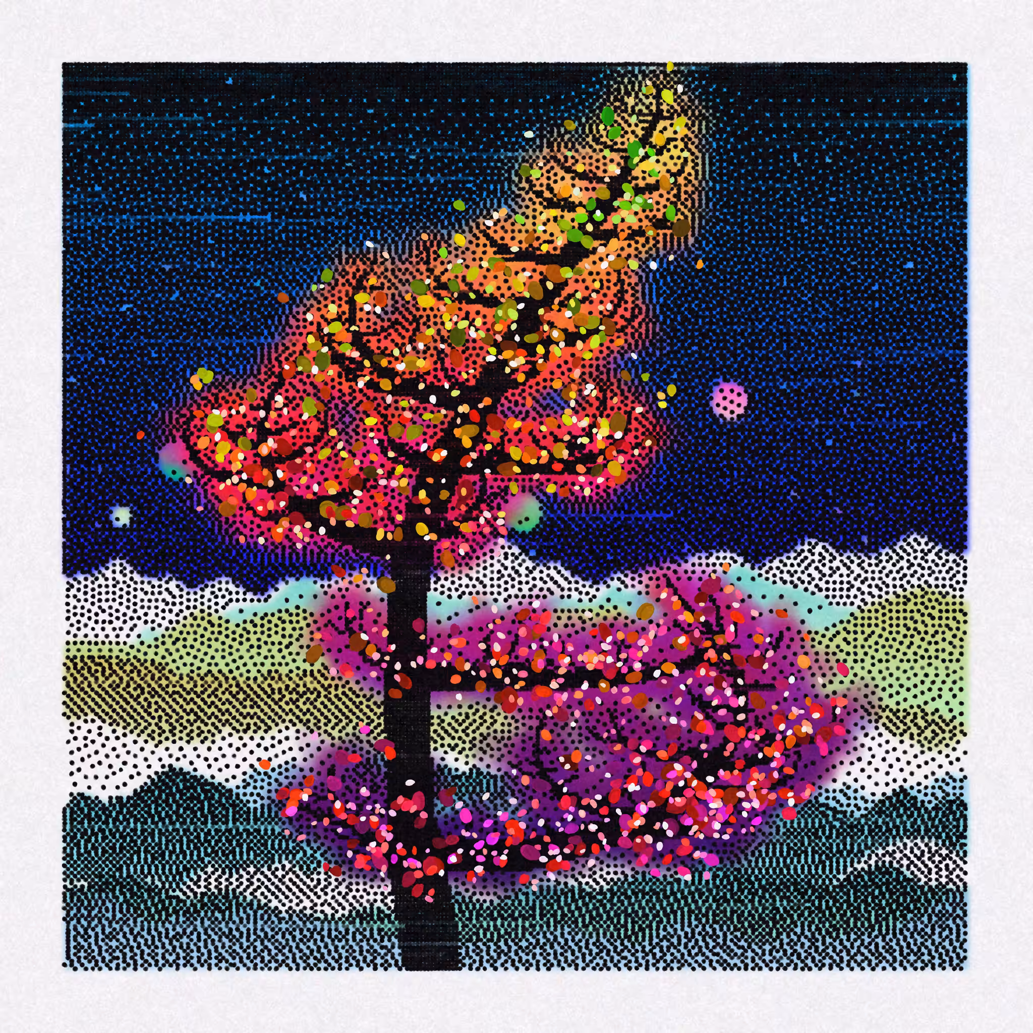 Dithered Branches #31