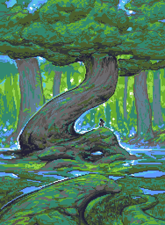 The Sin of Man - Pixel Series: Forest - The Sin of Man