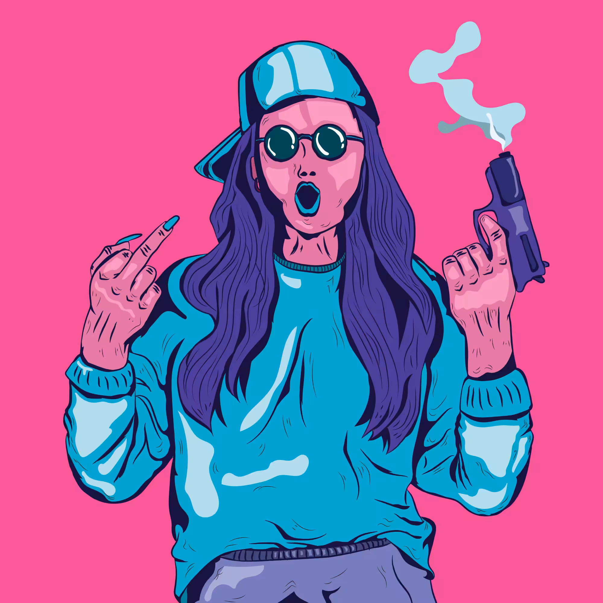 Contrast Girl