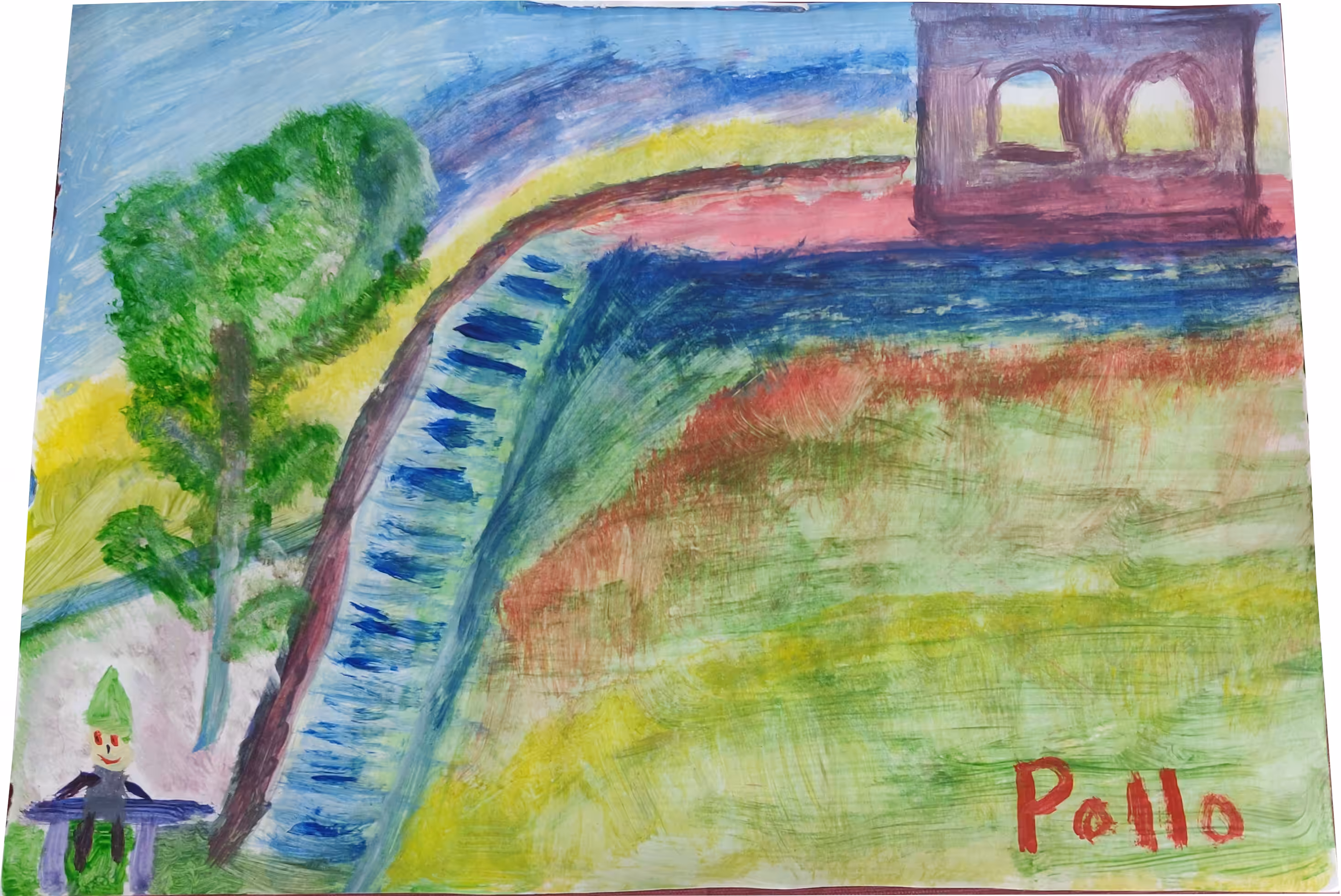 Gnome and the house on the hill