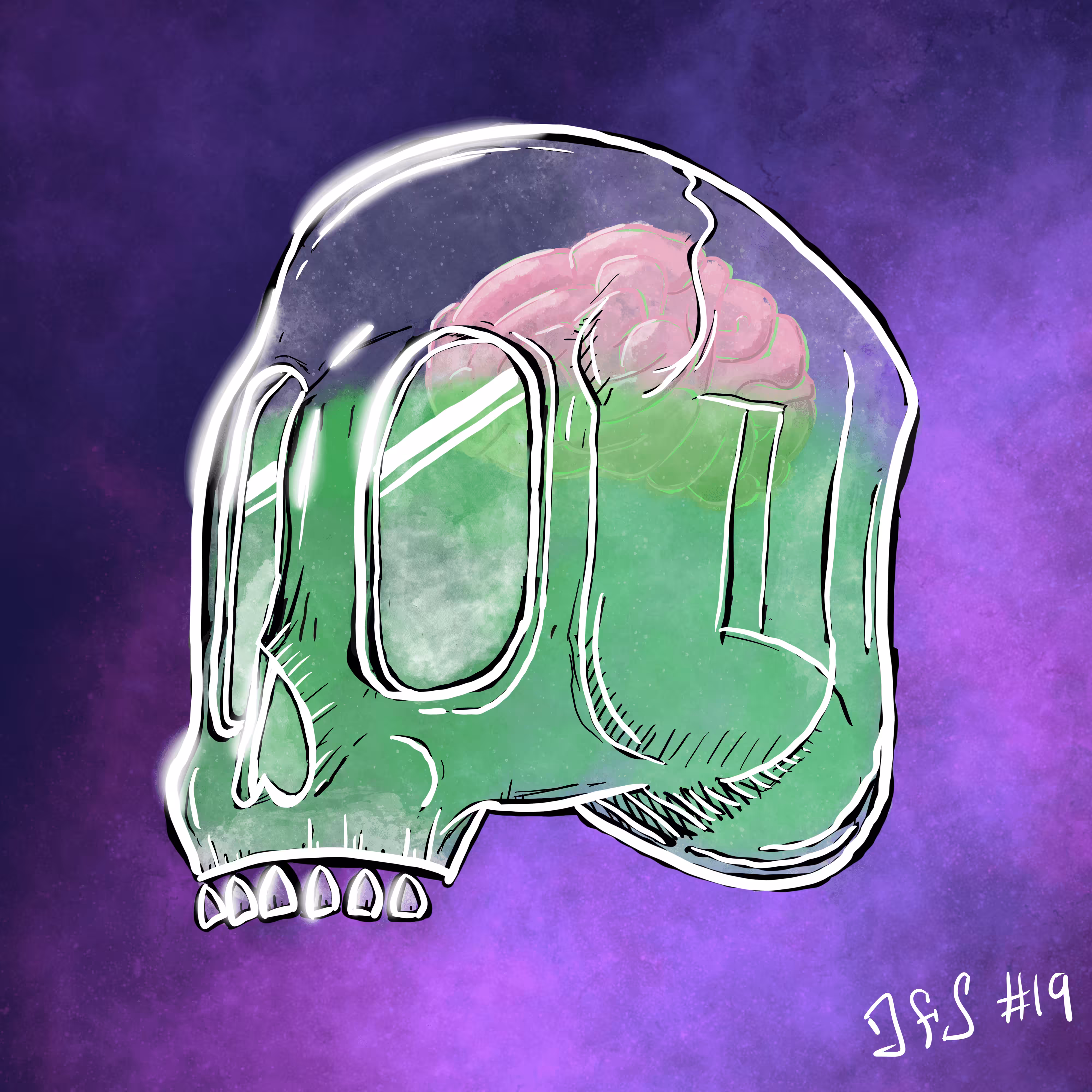 Almost Fancy Skull #19
