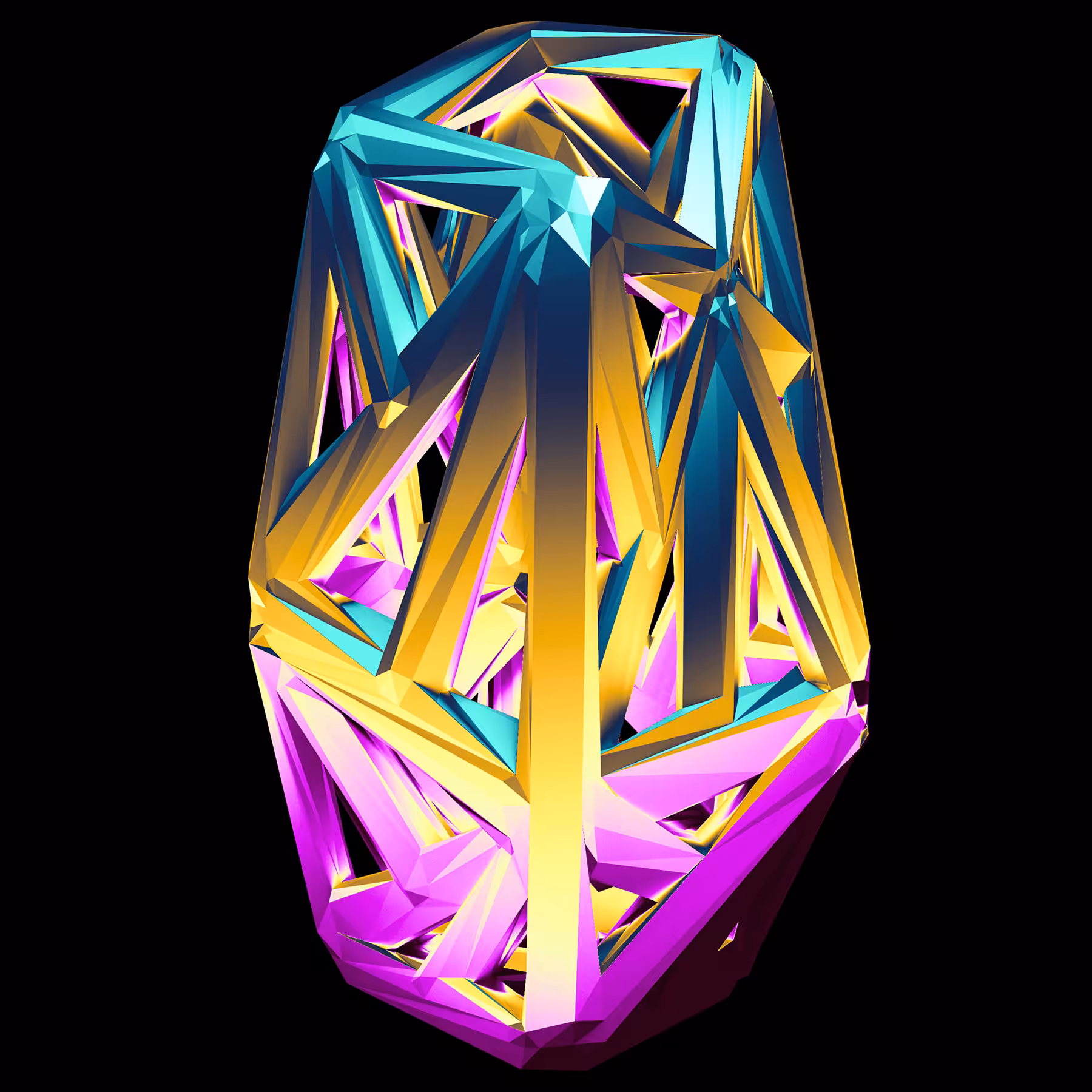 PolyTower03B 01A1, 80's Neon Mix