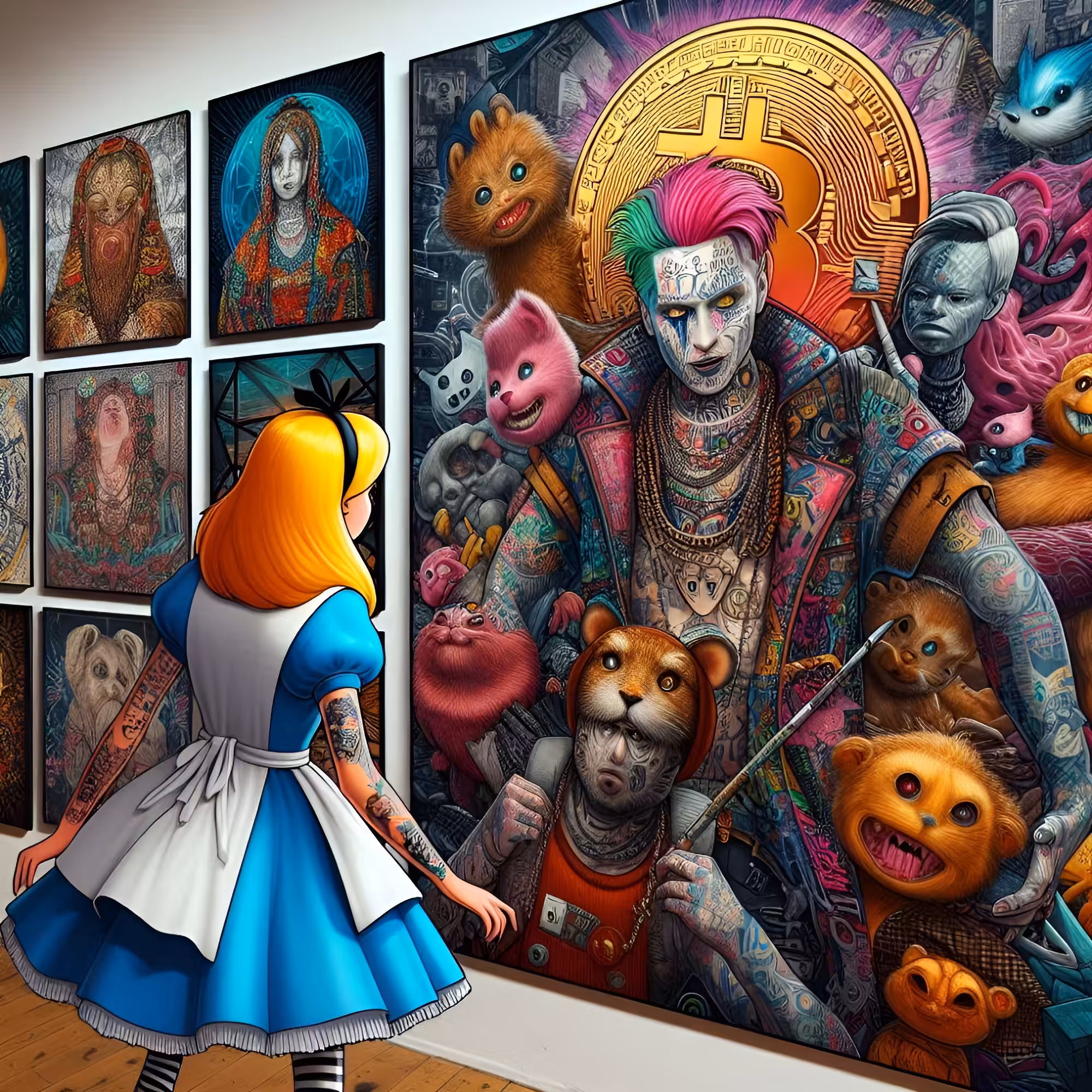 "The Decentralized Art Gallery: Where Code Meets Canvas"