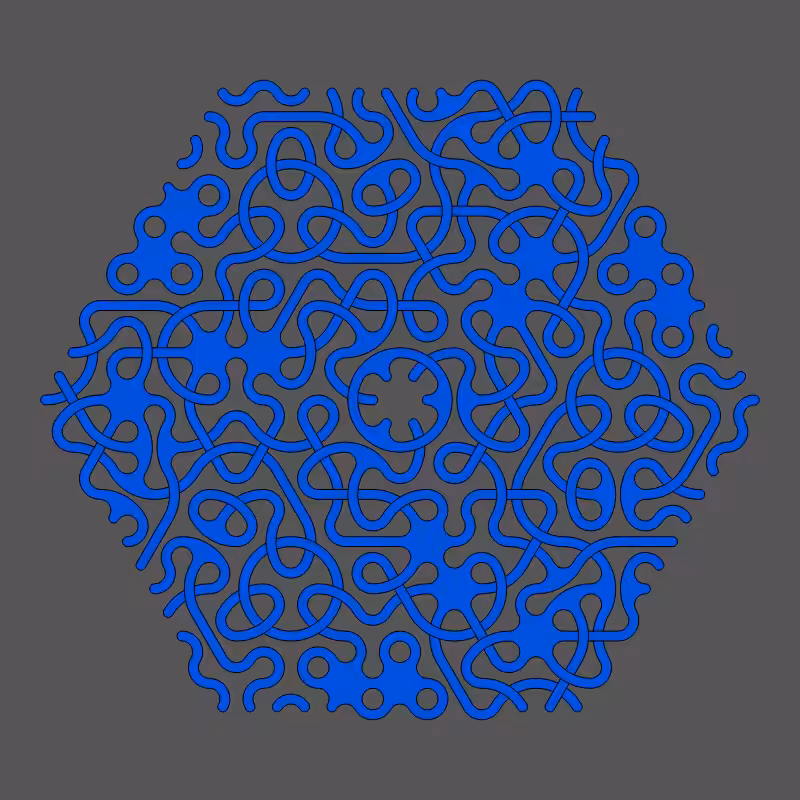 Threefold Symmetry - Dark Variations #448