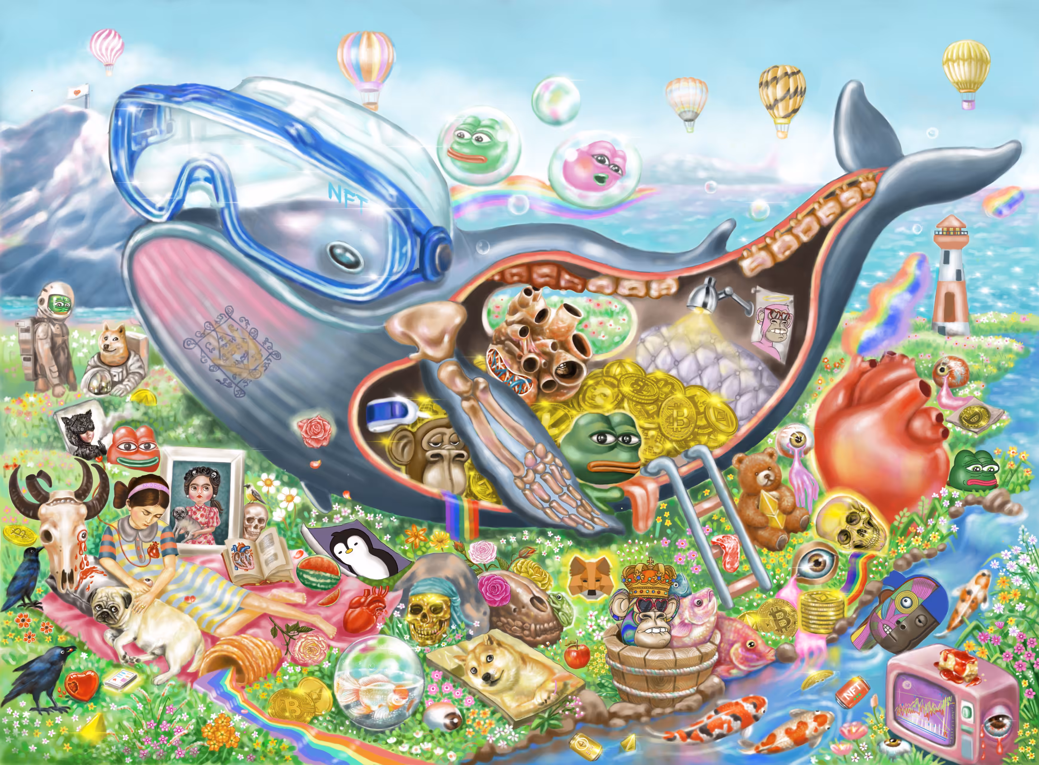 The strongest of whale heart