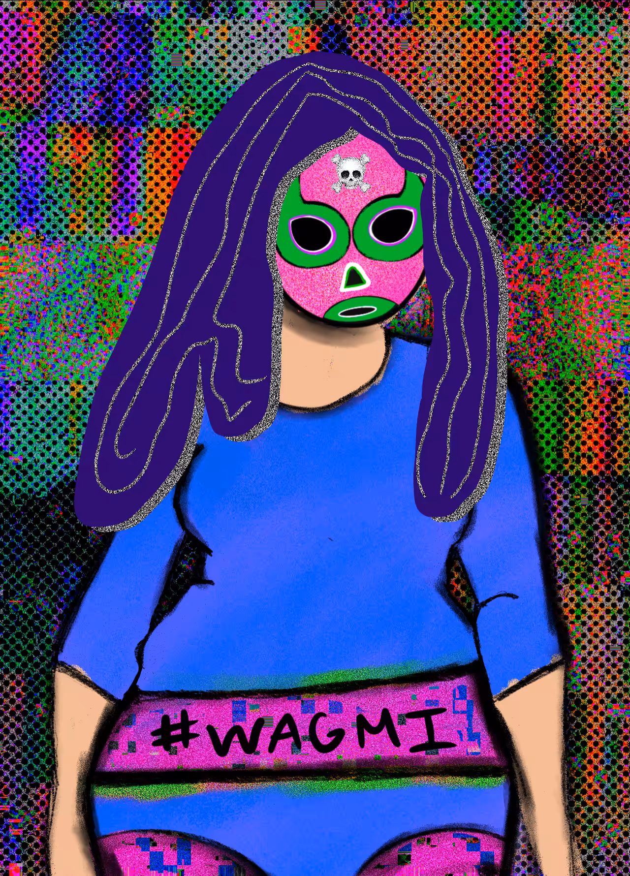 NFT luchadora #108