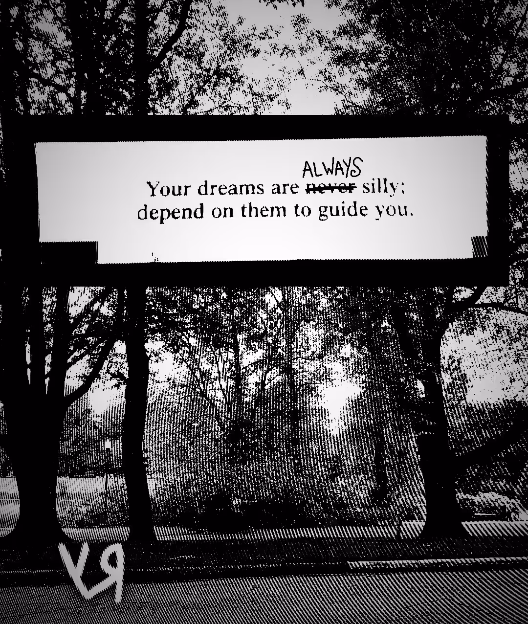 "Fortune Cookie Dreams (B & W)" by Richard F. Yates (Holy Fool)