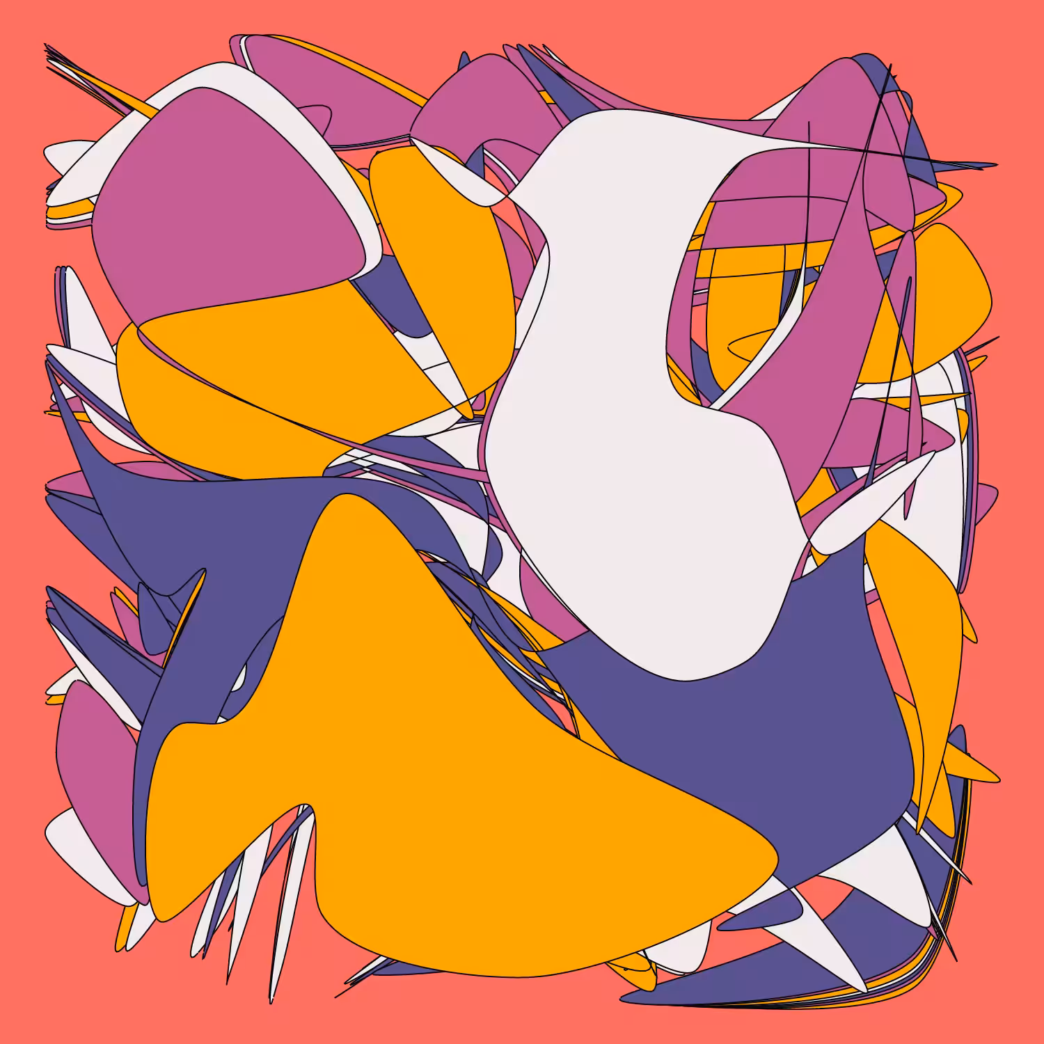 Geometric colorful shapes 2 (Free edition) #144
