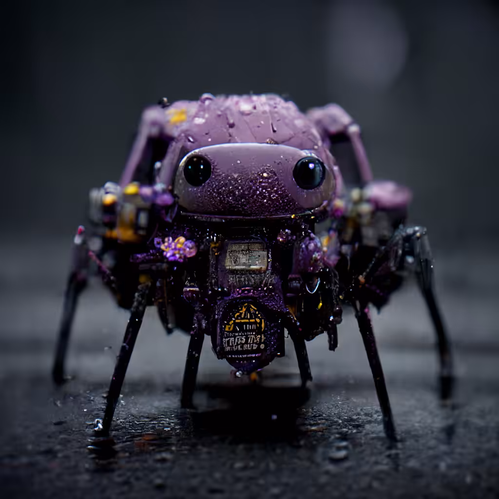 purple spider