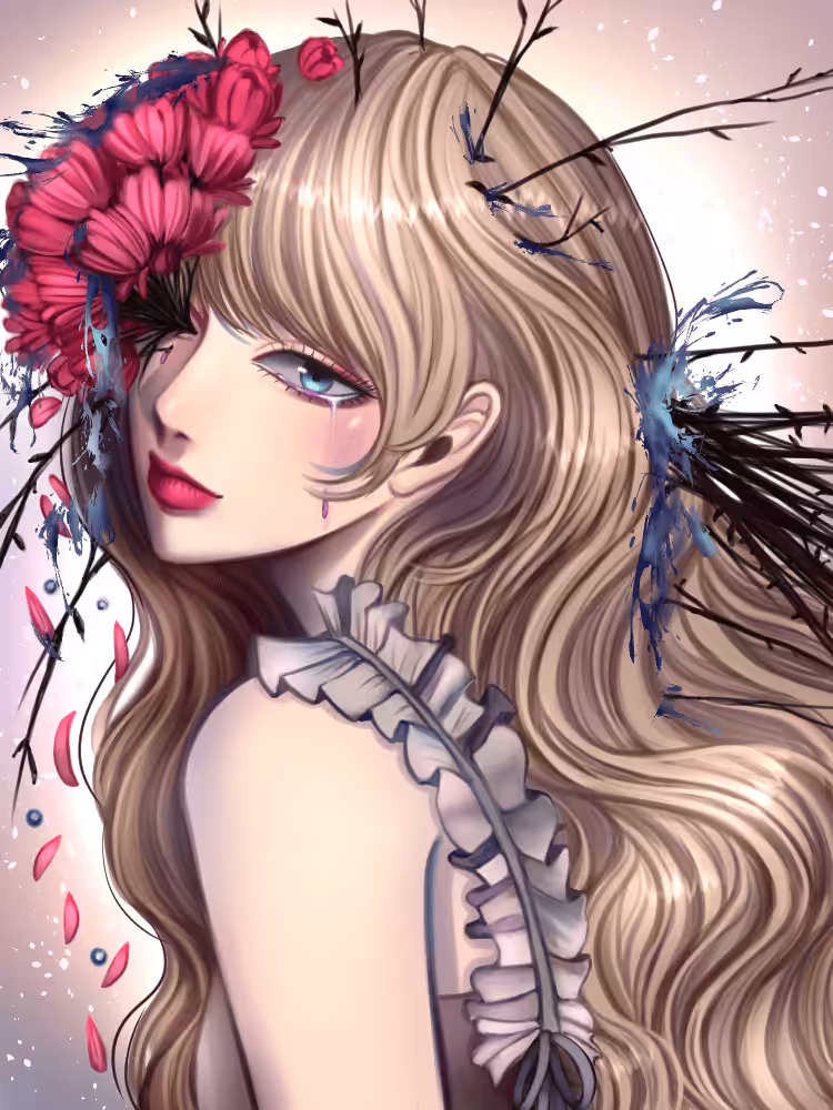 meaningful artwork: the flower