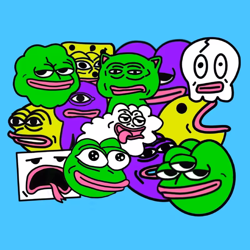 Pepe Sticker Party