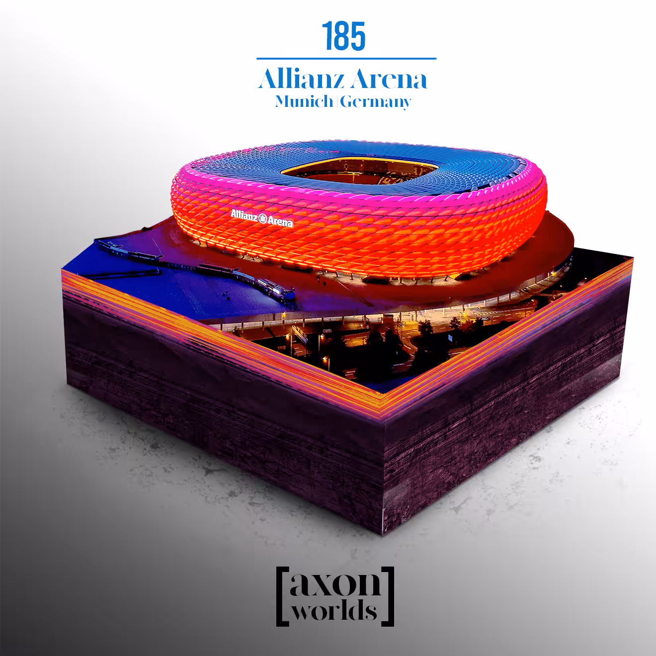 AXON WORLD | 185/1423 | ALLIANZ ARENA | MUNICH | GERMANY | MICRO WORLD