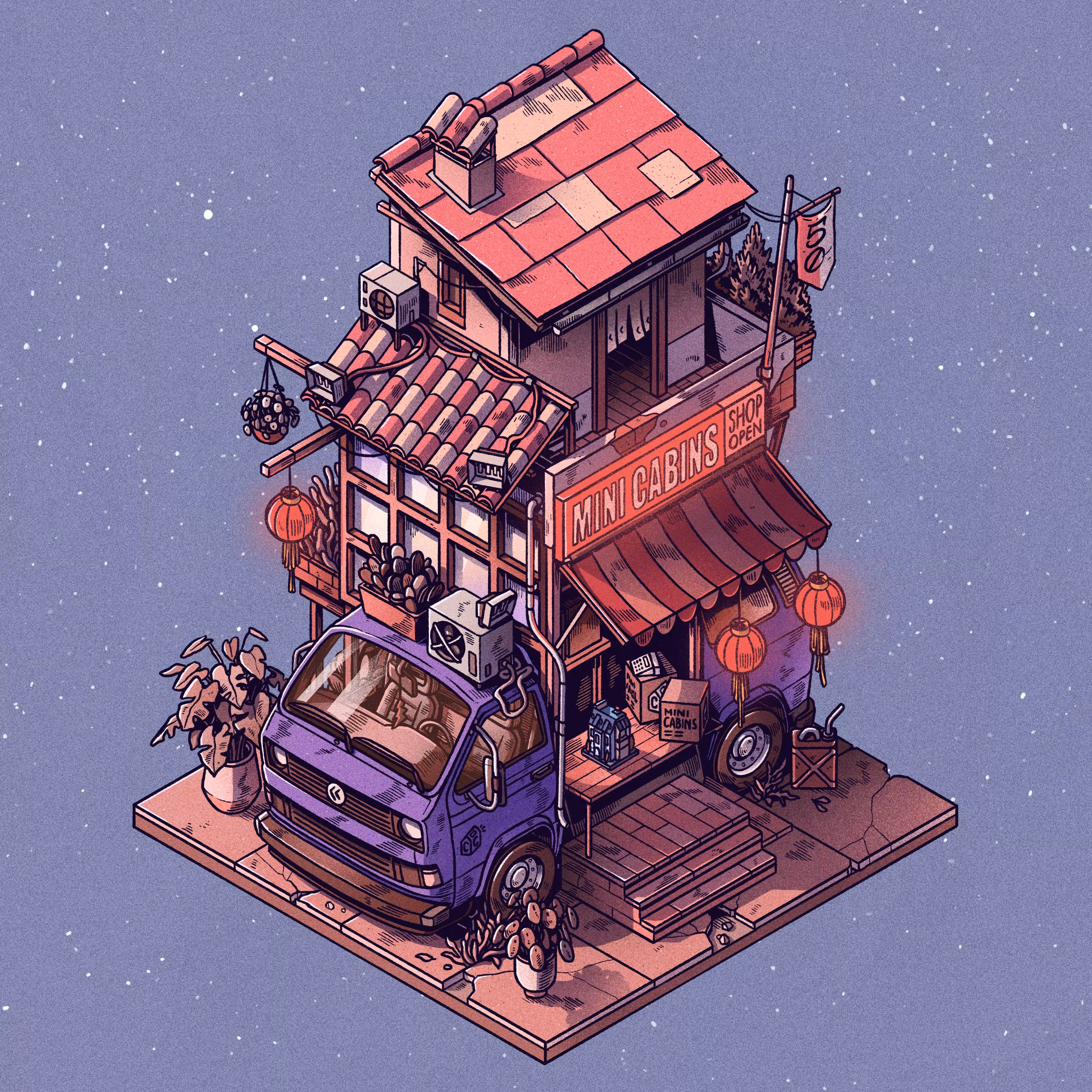 Curious Cabins #50: Caravan #824