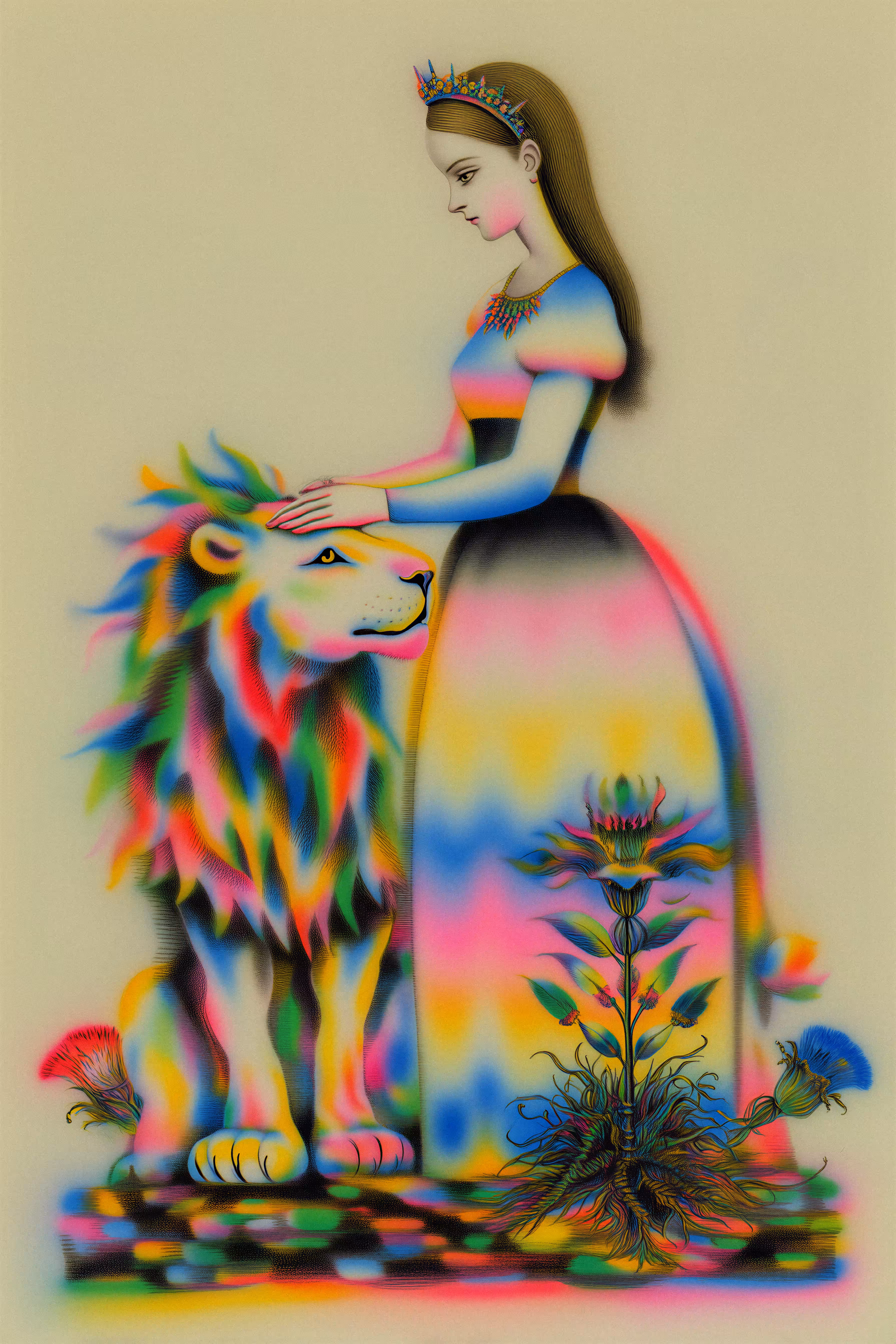 The כֶּשֶׁף Magic Tarot: XI — Strength (La Force)