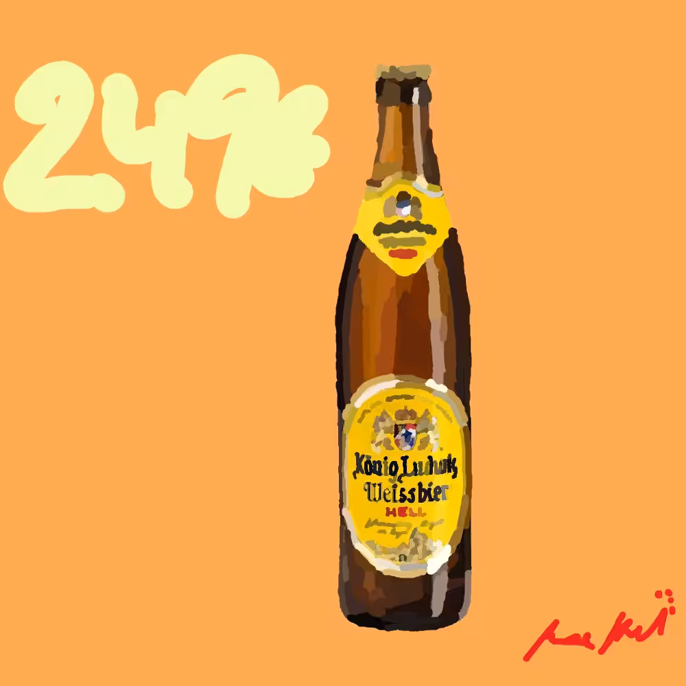 König Ludwig Weissbier hell, 500ml